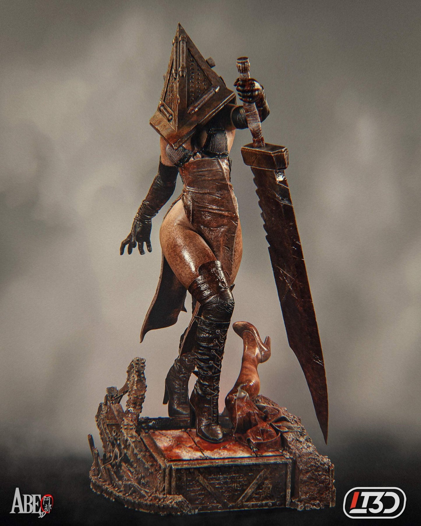 Pyramid Head - Abe3D - Dark Forge Arts