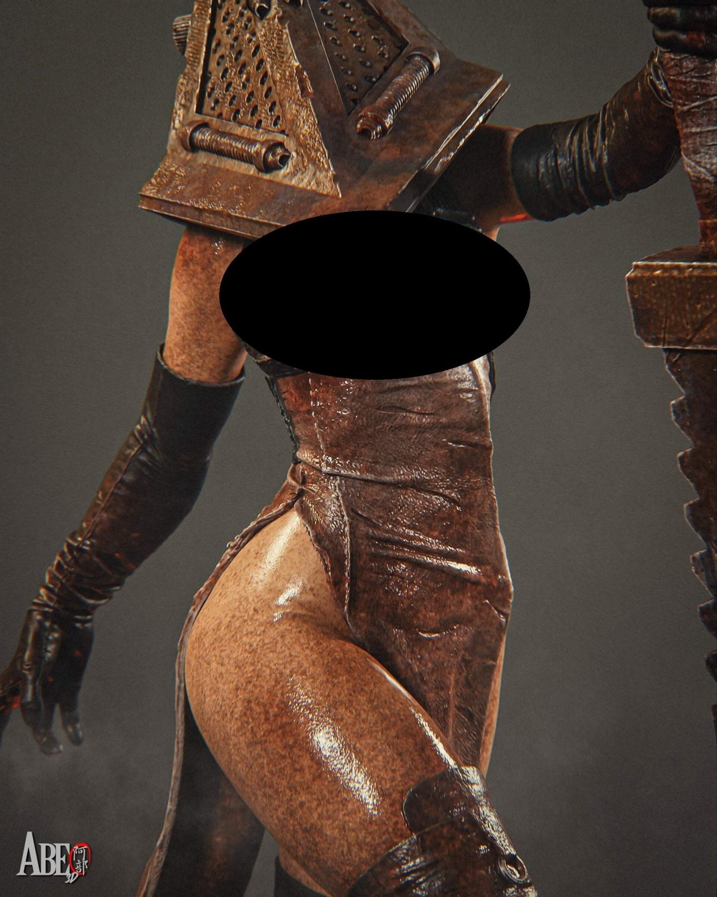 Pyramid Head - Abe3D - Dark Forge Arts