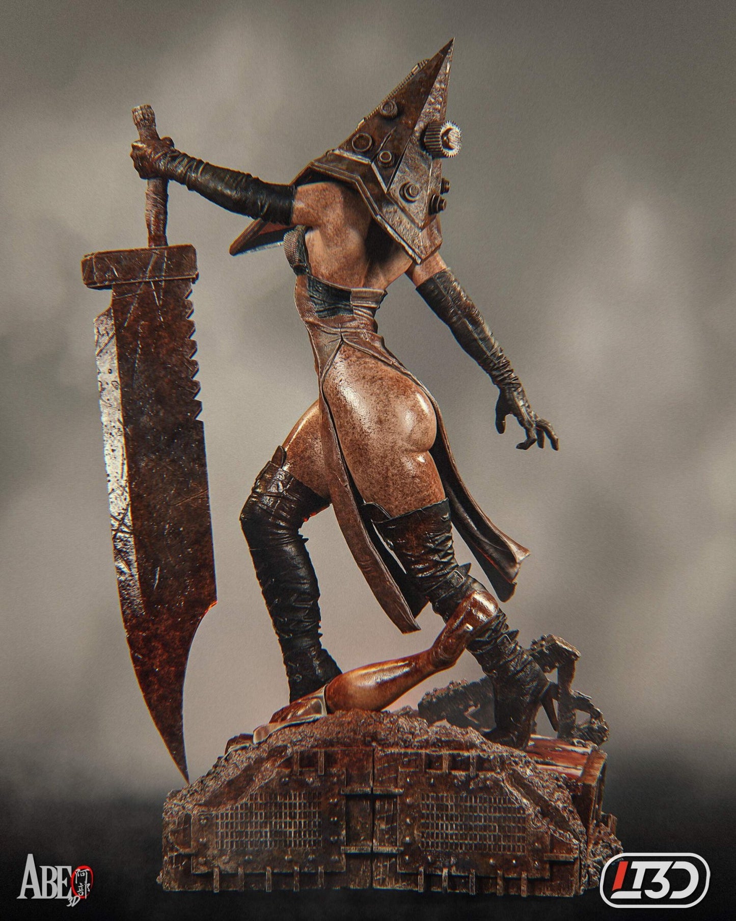 Pyramid Head - Abe3D - Dark Forge Arts