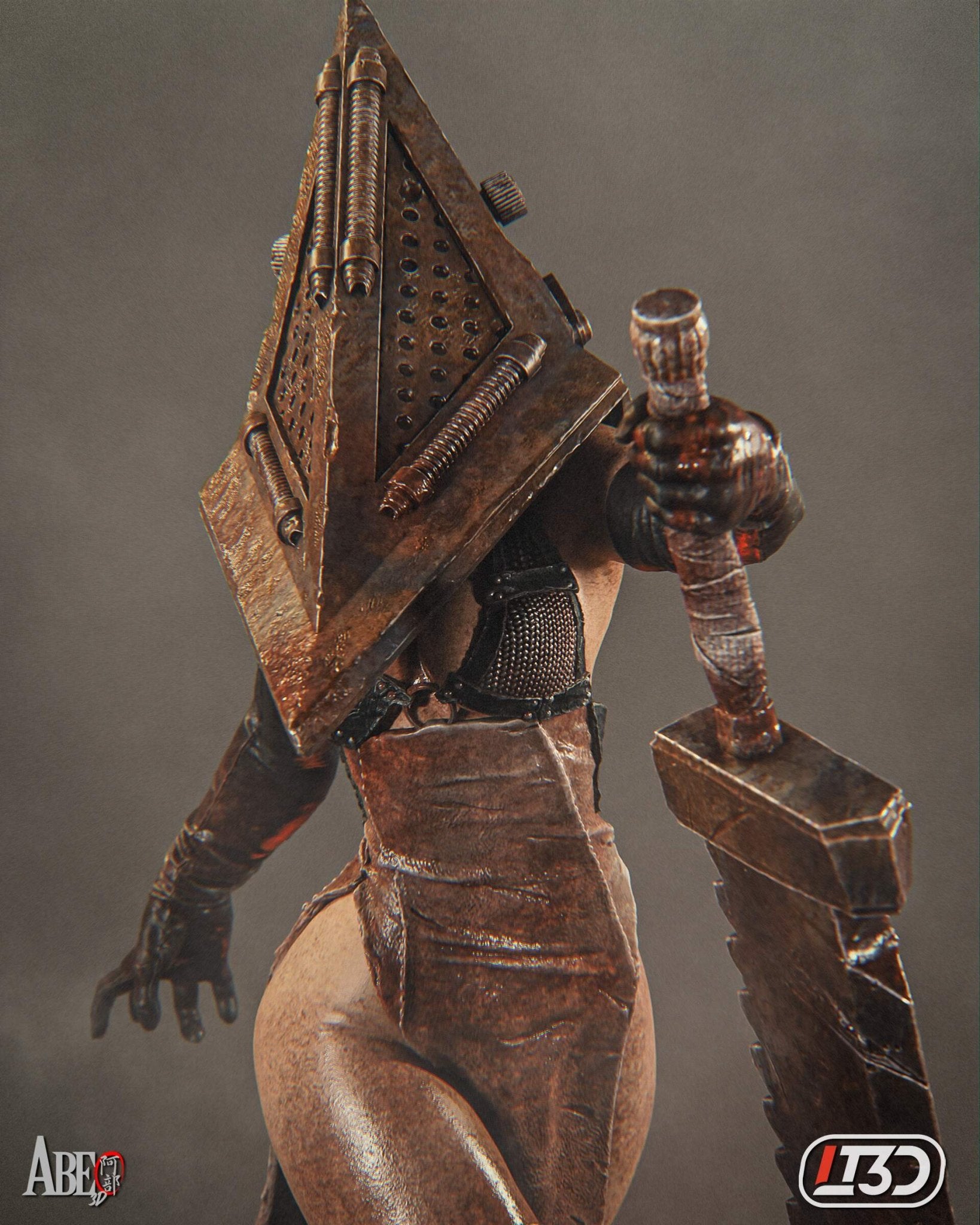 Pyramid Head - Abe3D - Dark Forge Arts