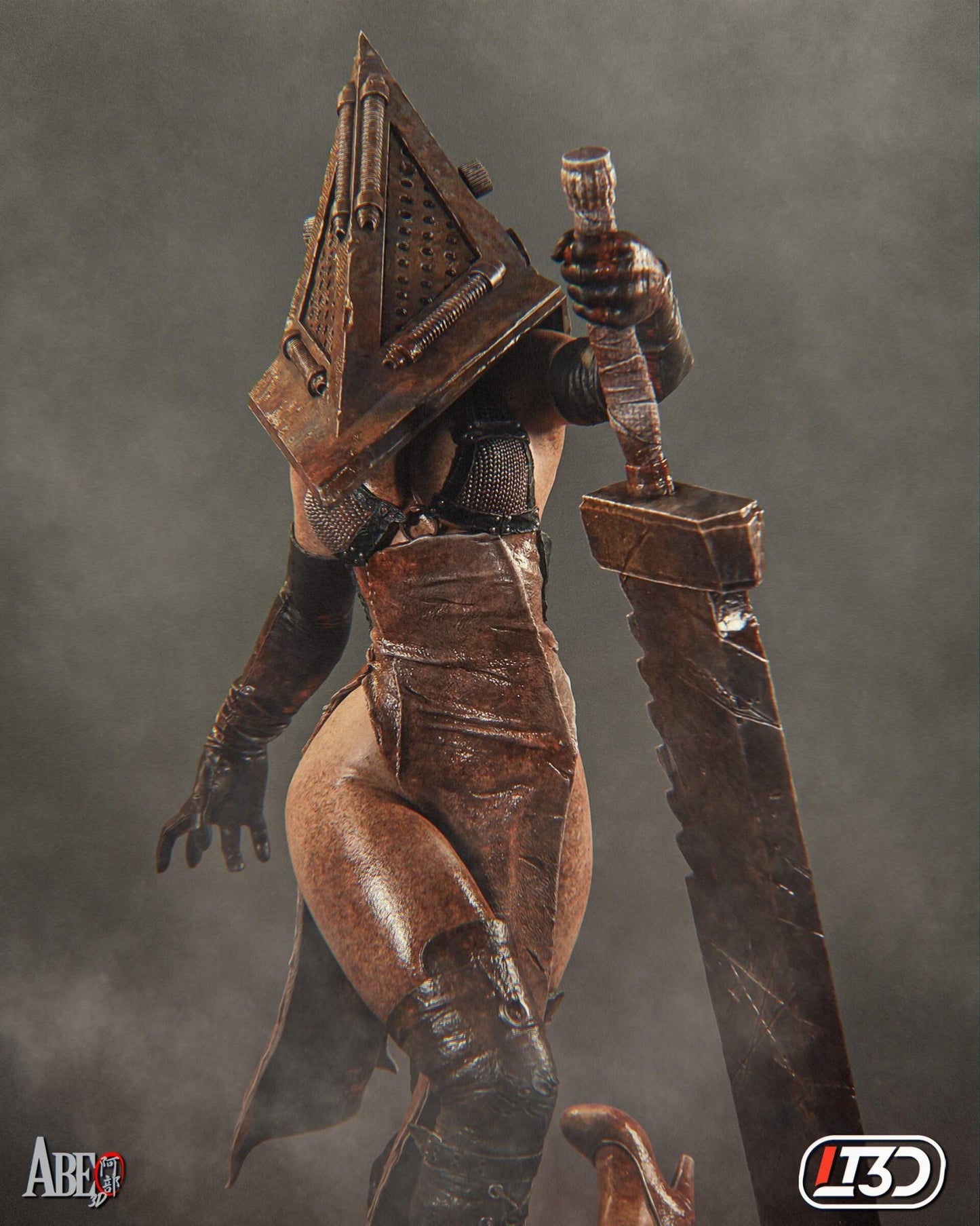 Pyramid Head - Abe3D - Dark Forge Arts