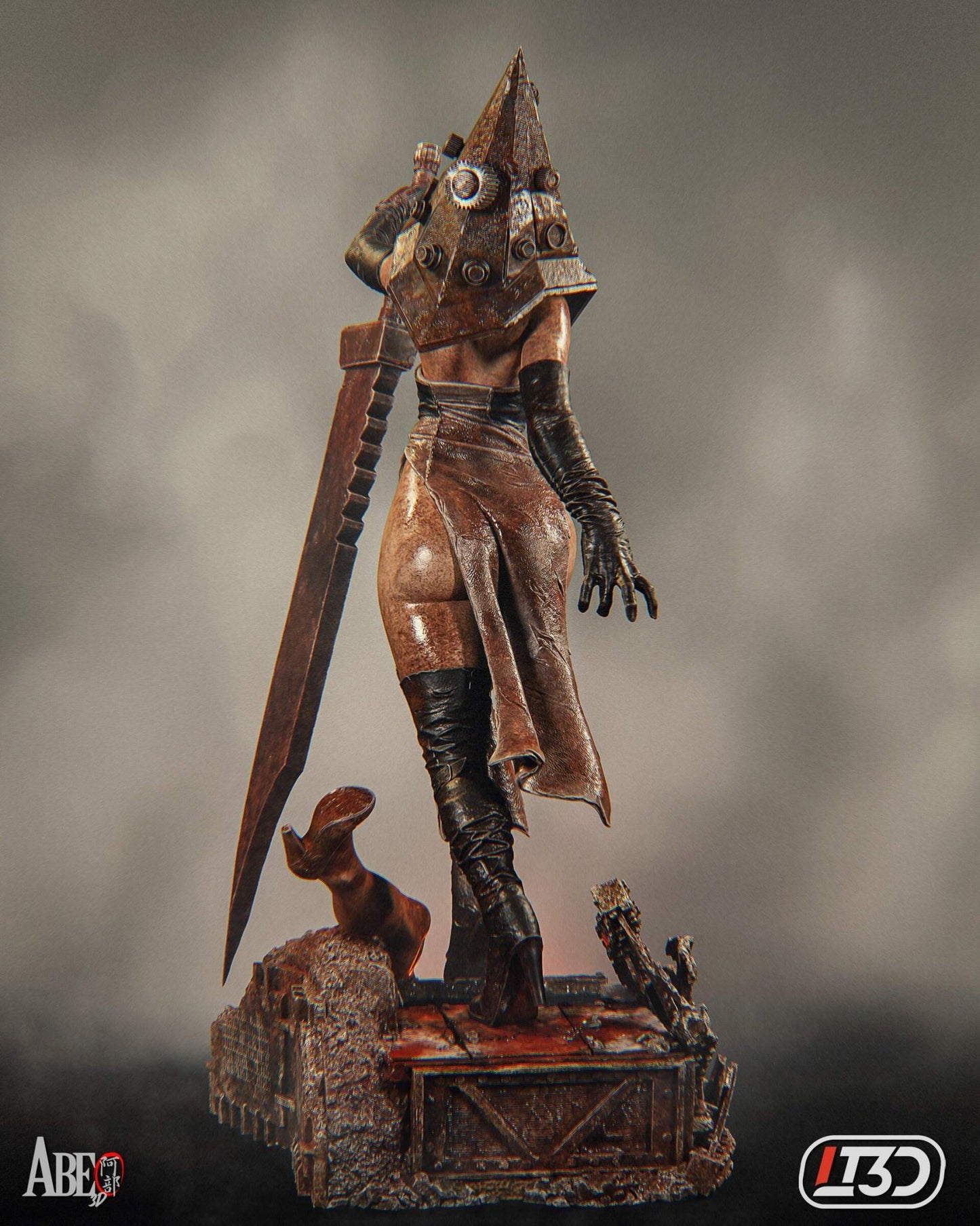 Pyramid Head - Abe3D - Dark Forge Arts