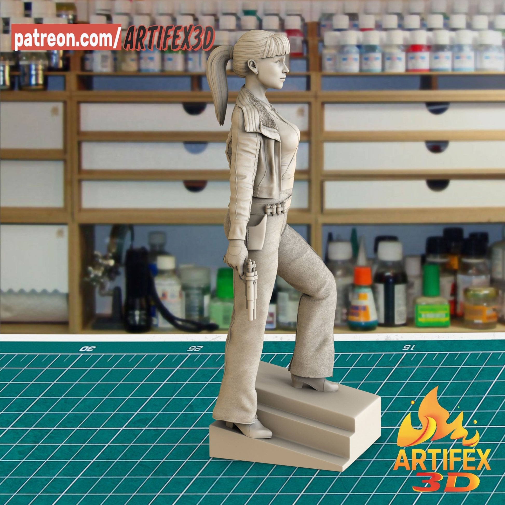 Qi'ra - Artifex3D - Dark Forge Arts