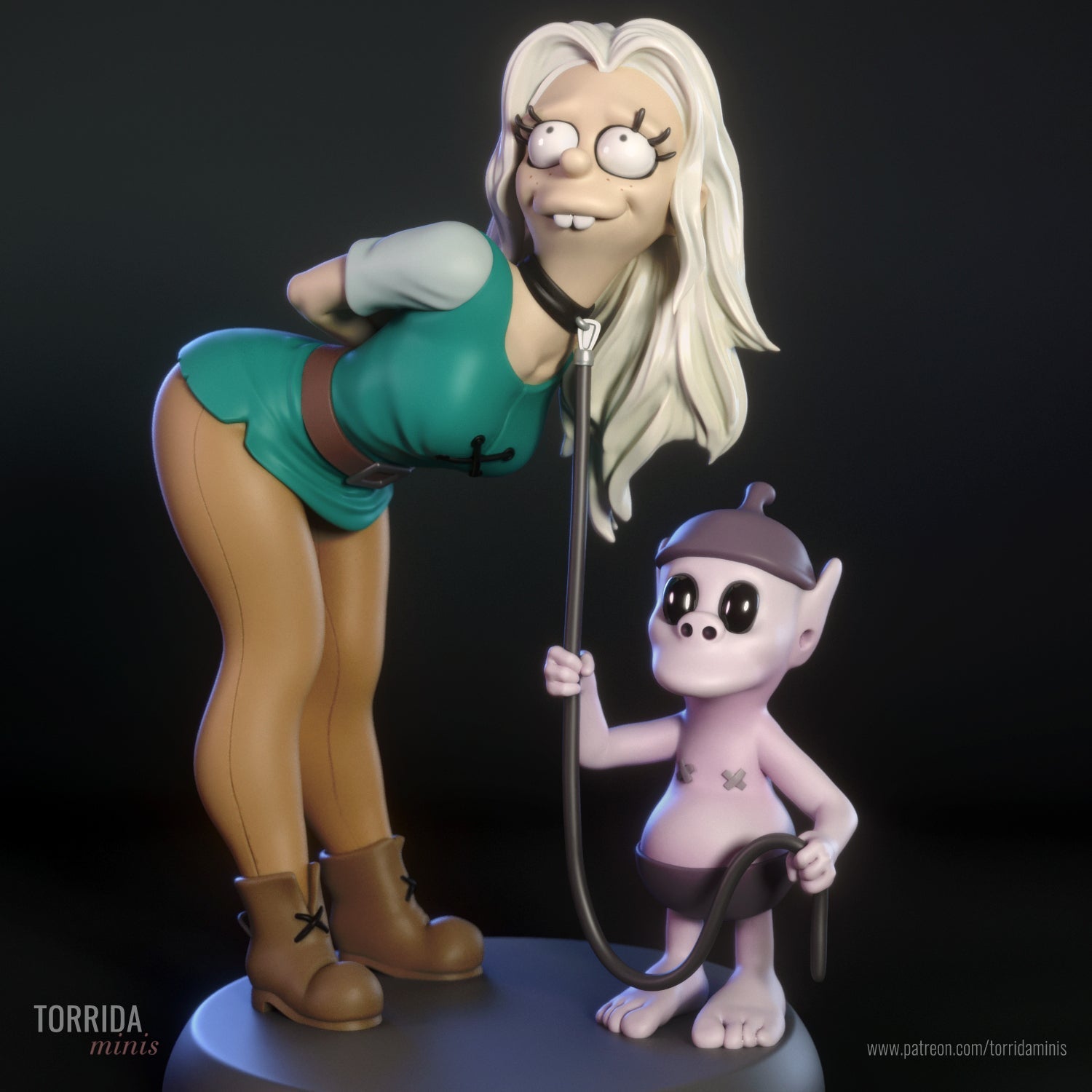 Queen Bean - Torrida Minis - Dark Forge Arts