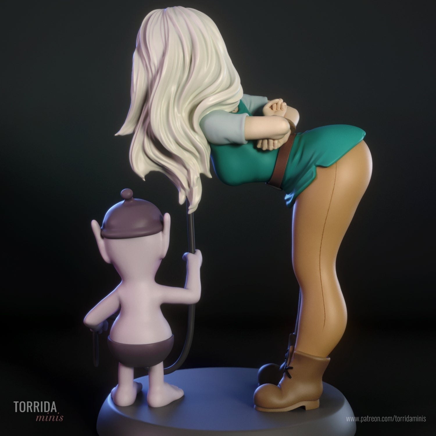 Queen Bean - Torrida Minis - Dark Forge Arts