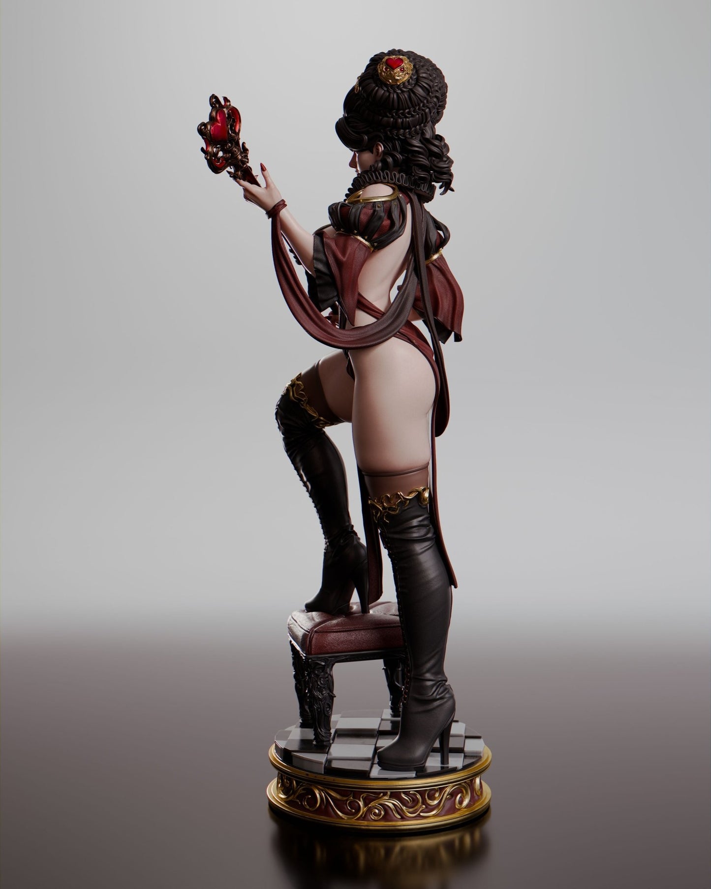 Queen of Hearts - Abe3D - Dark Forge Arts