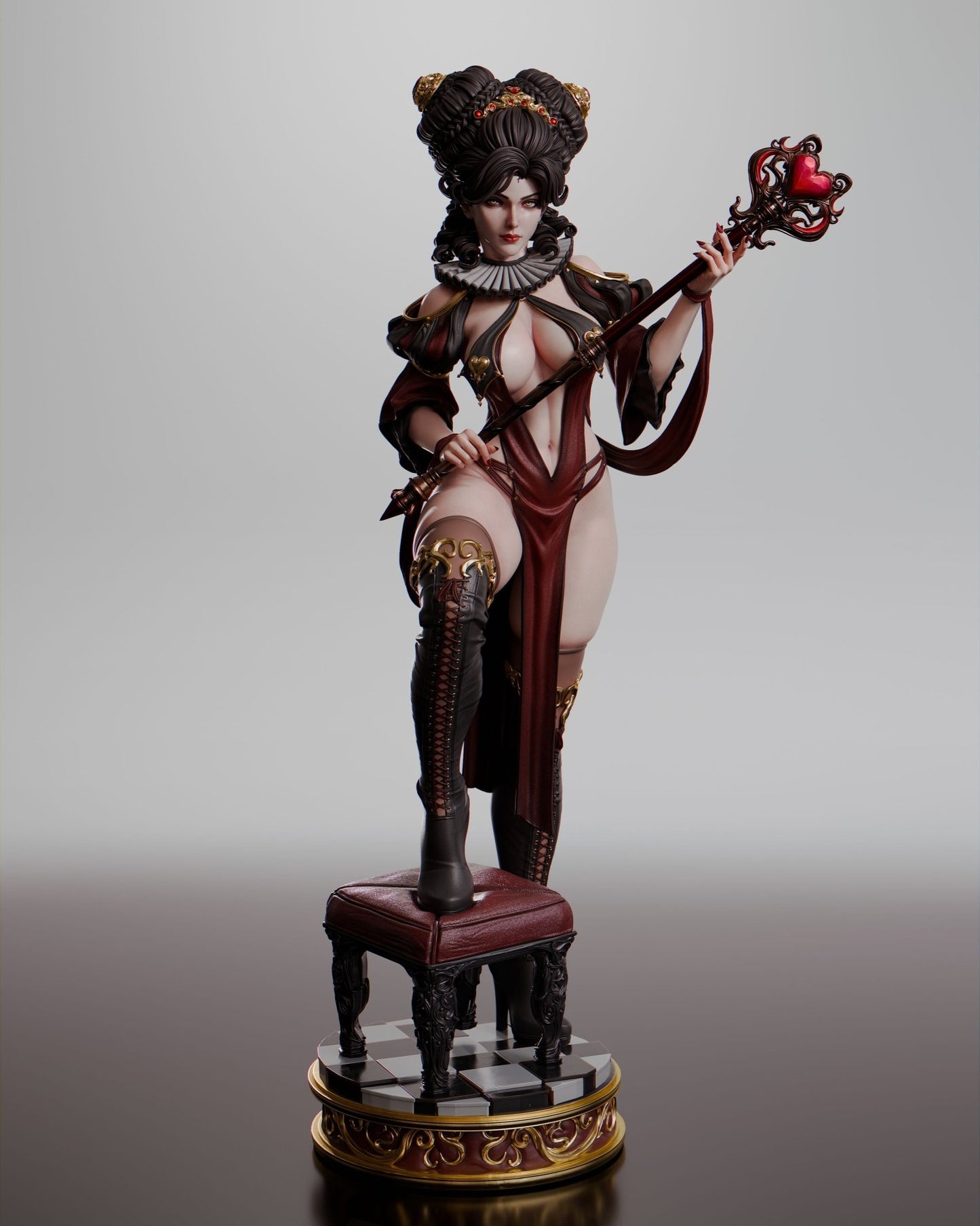 Queen of Hearts - Abe3D - Dark Forge Arts