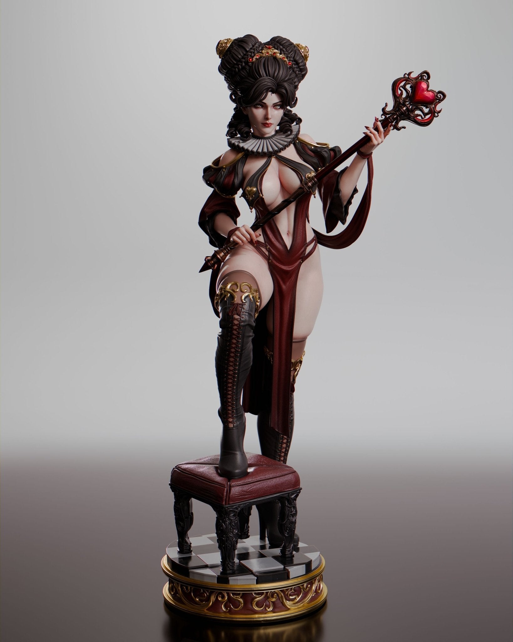 Queen of Hearts - Abe3D - Dark Forge Arts