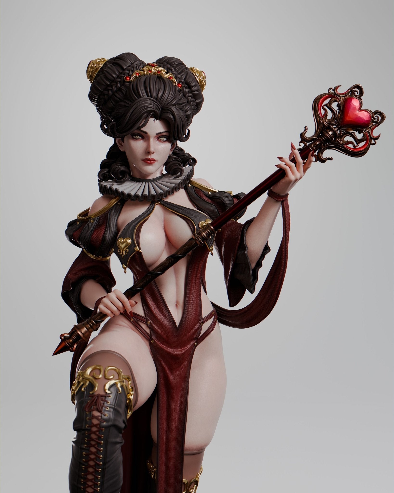 Queen of Hearts - Abe3D - Dark Forge Arts