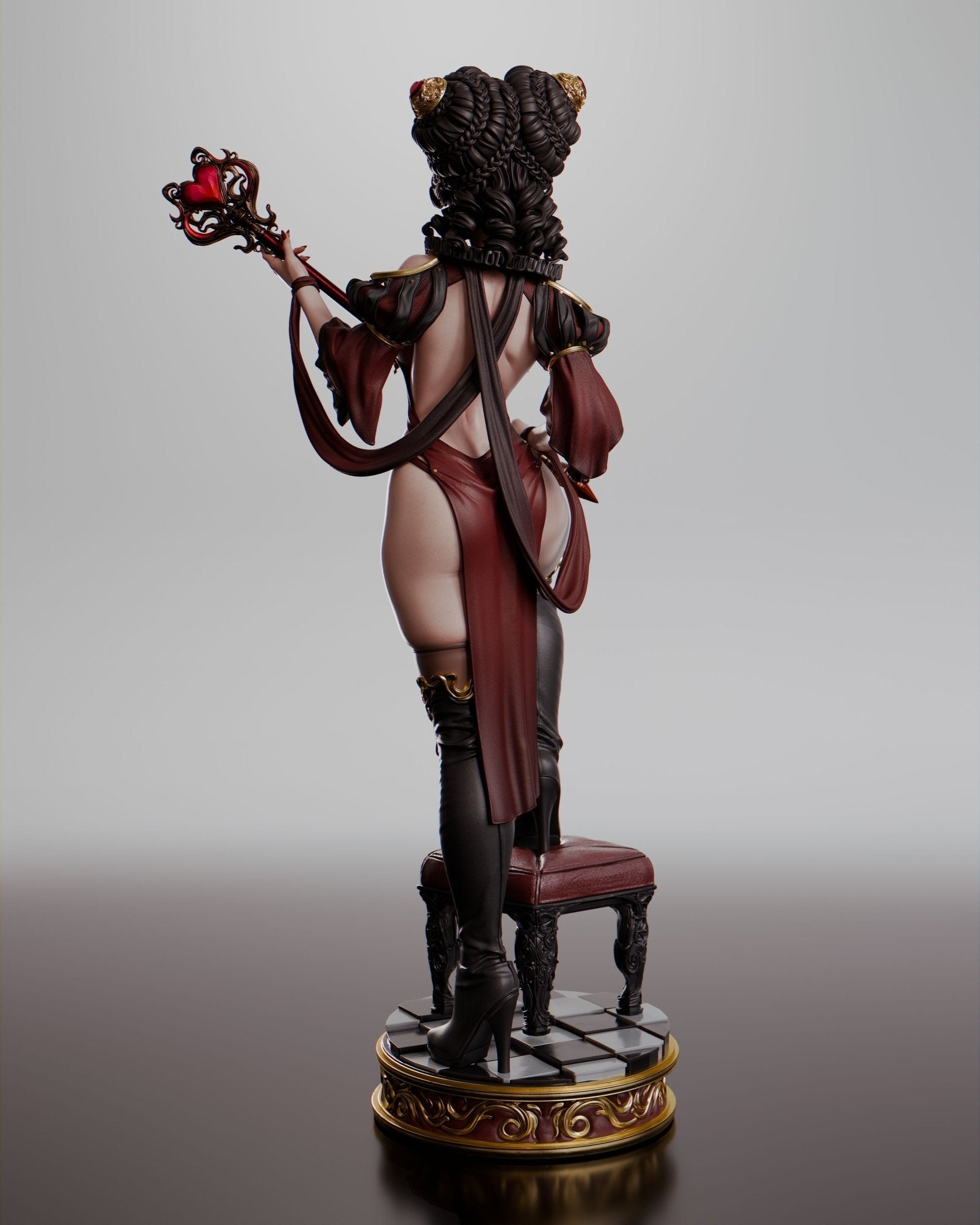Queen of Hearts - Abe3D - Dark Forge Arts