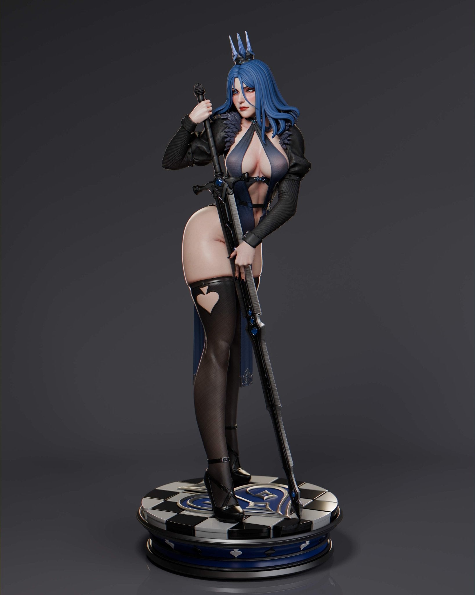 Queen of Spades - Abe3D - Dark Forge Arts