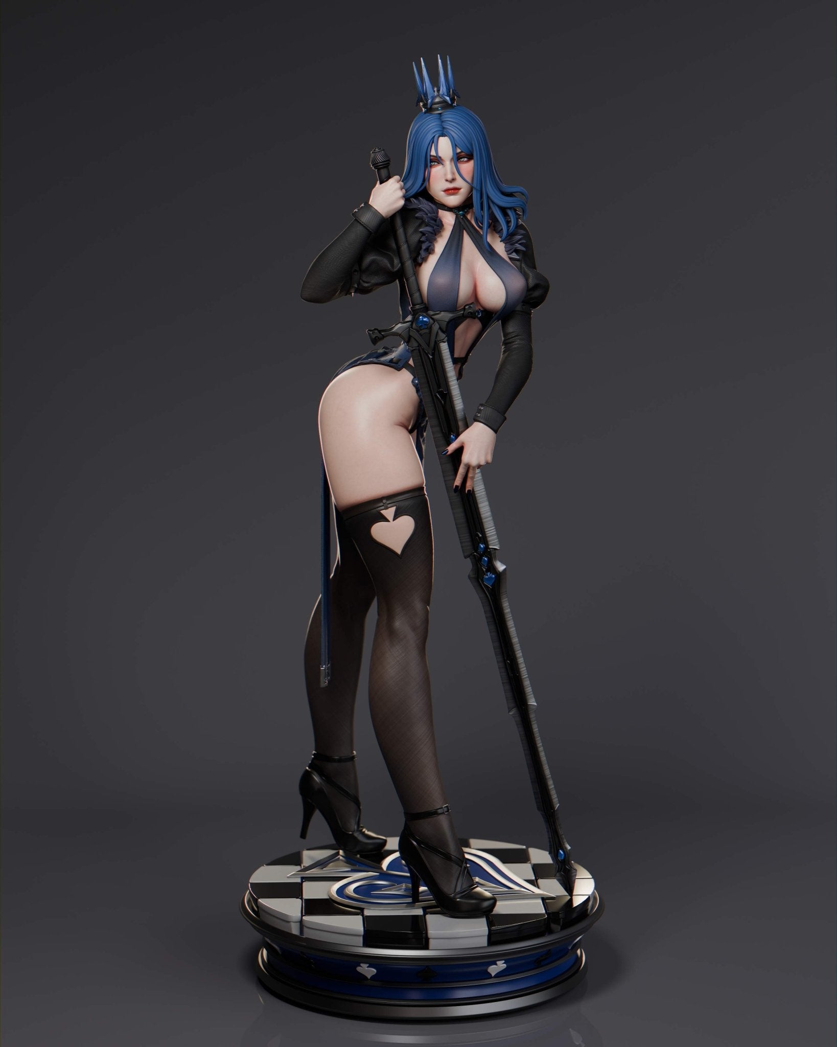 Queen of Spades - Abe3D - Dark Forge Arts