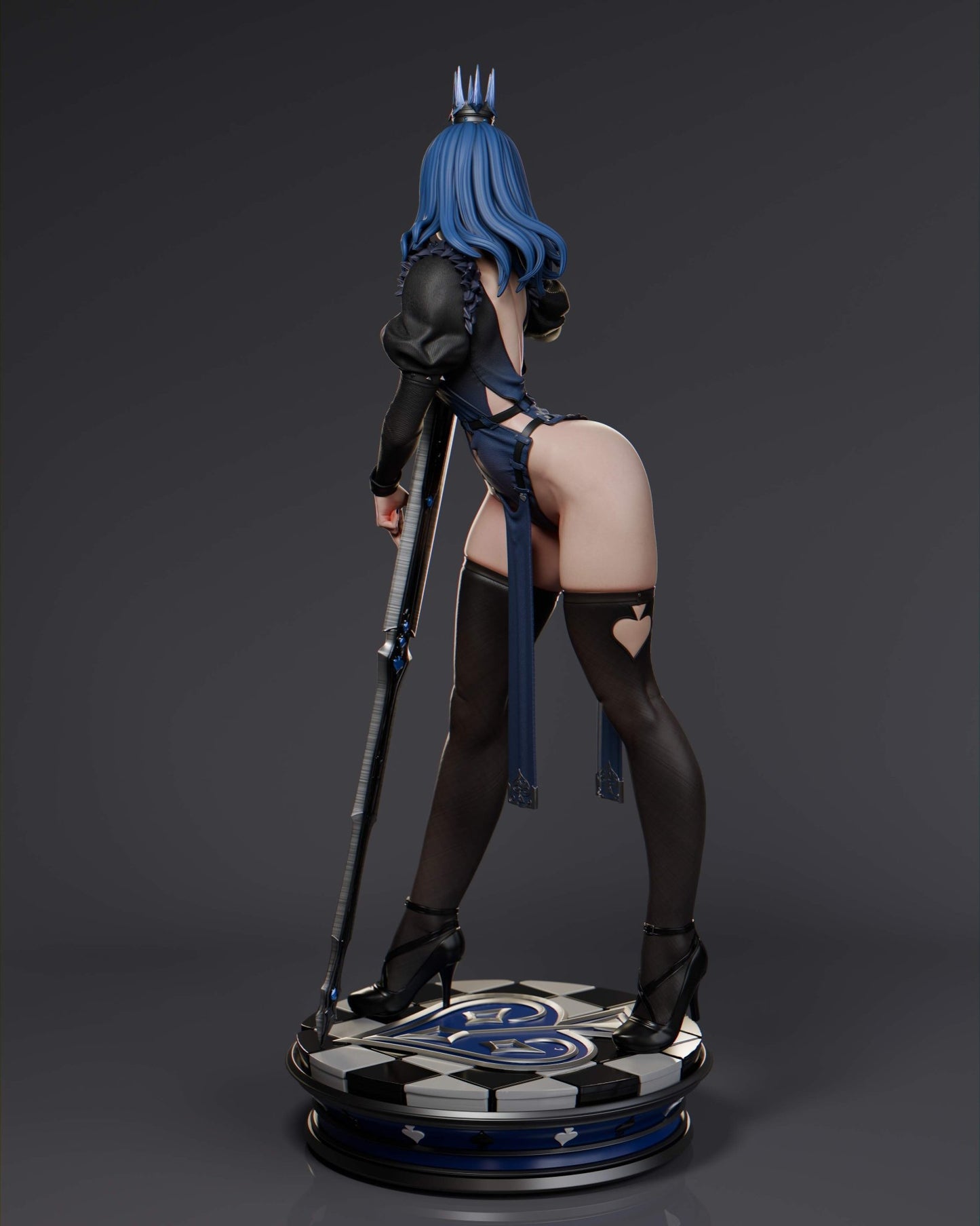 Queen of Spades - Abe3D - Dark Forge Arts