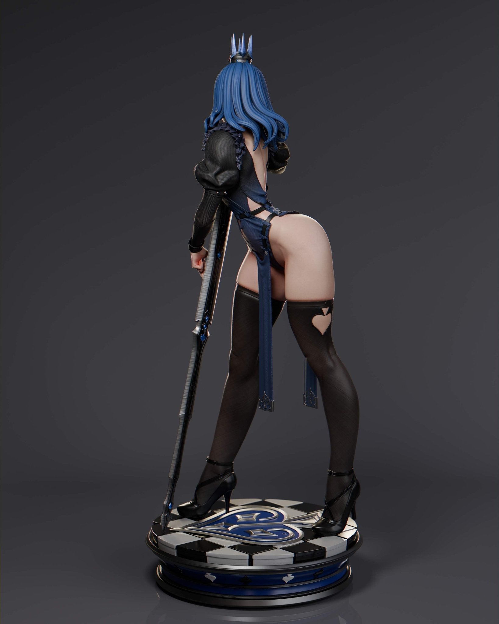 Queen of Spades - Abe3D - Dark Forge Arts