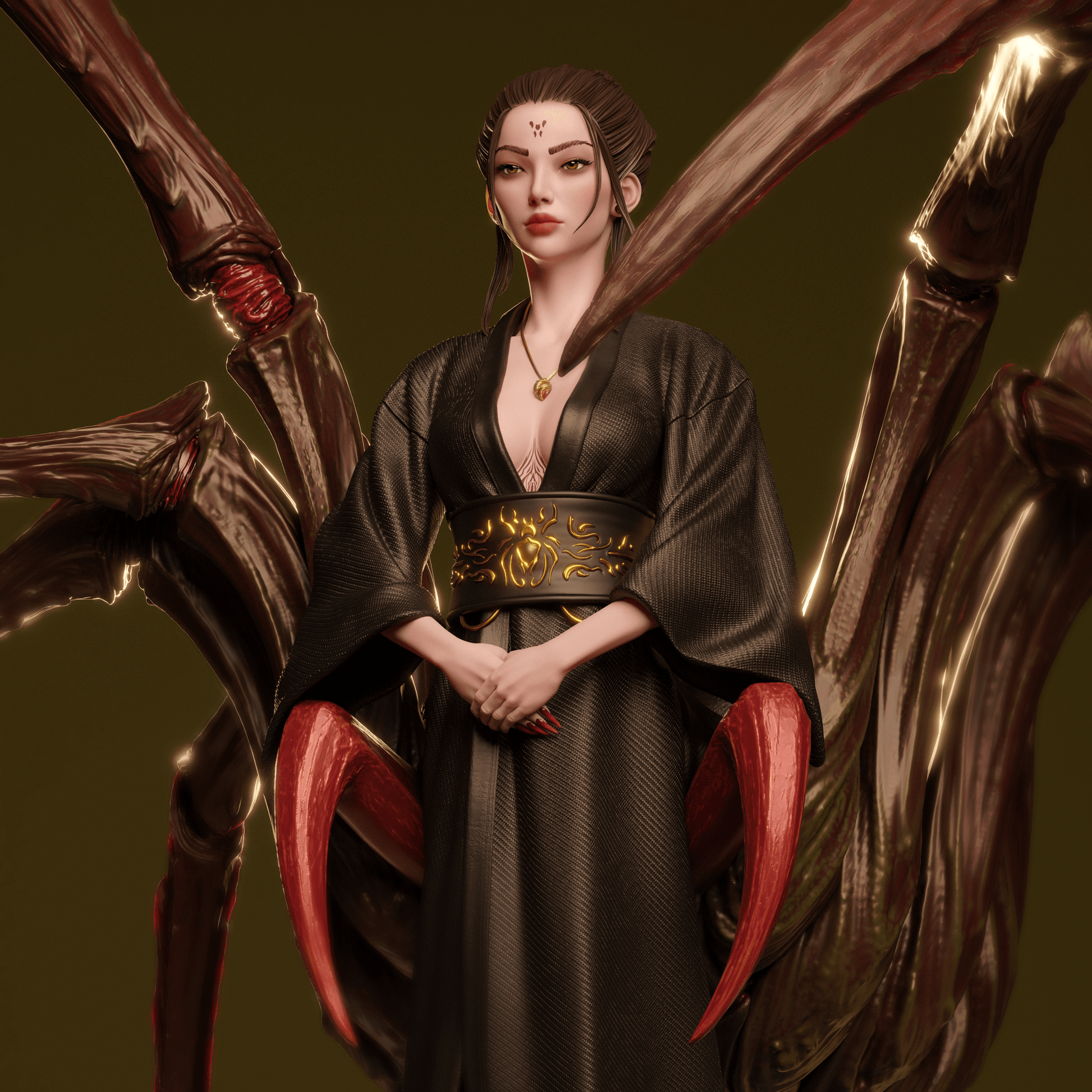 Queen Spider - CA 3D Studios - Dark Forge Arts