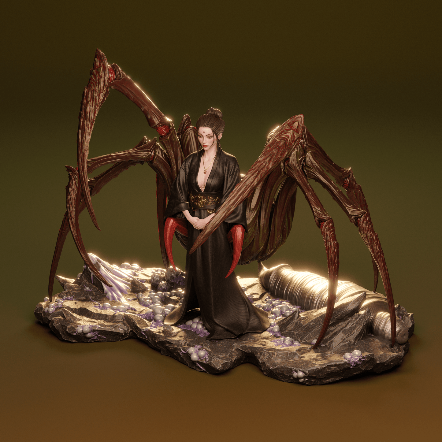 Queen Spider - CA 3D Studios - Dark Forge Arts
