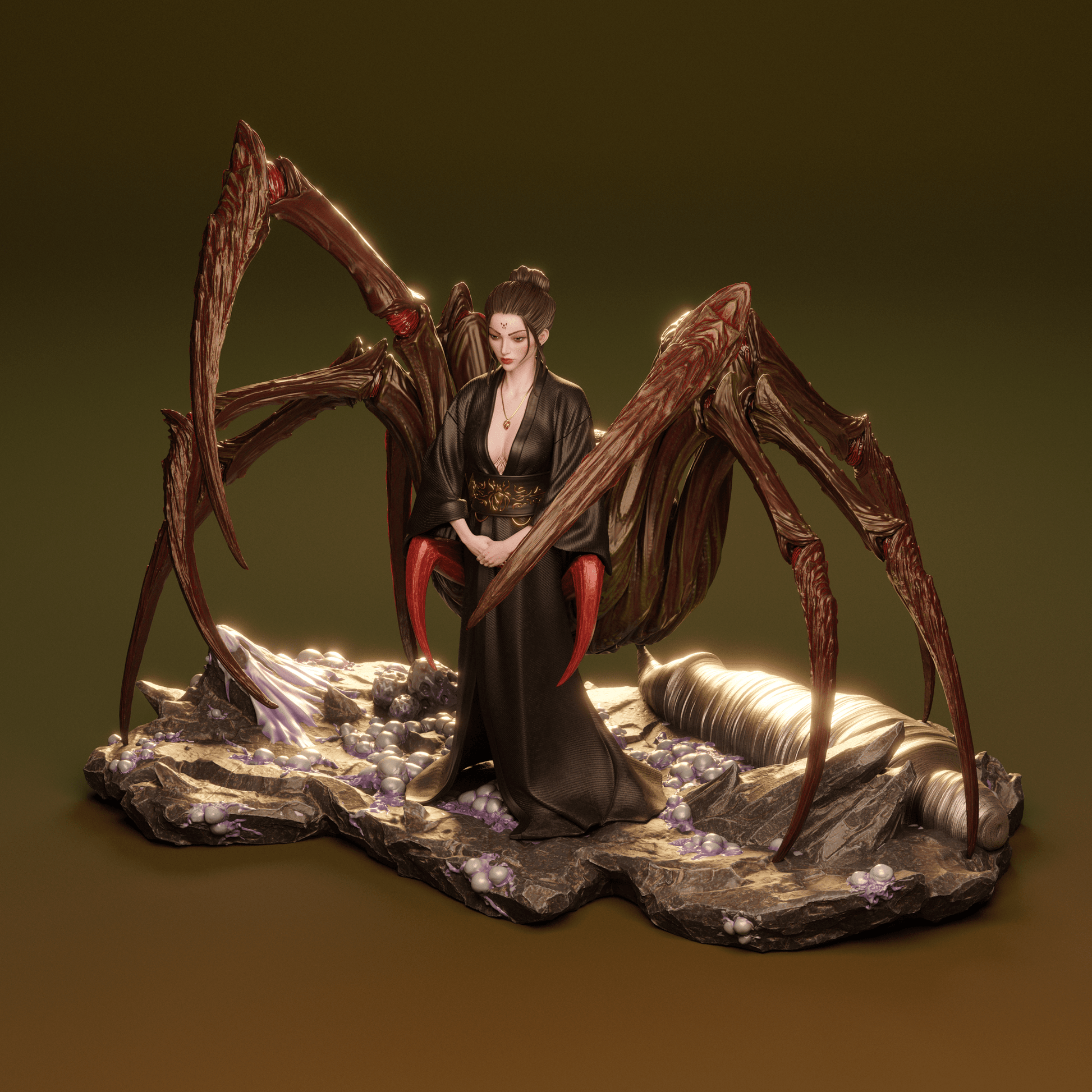 Queen Spider - CA 3D Studios - Dark Forge Arts