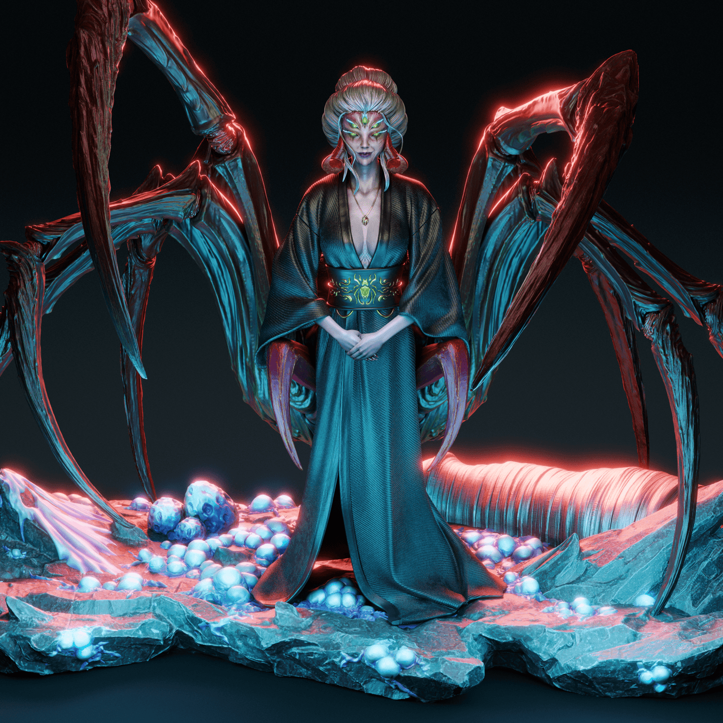 Queen Spider - CA 3D Studios - Dark Forge Arts