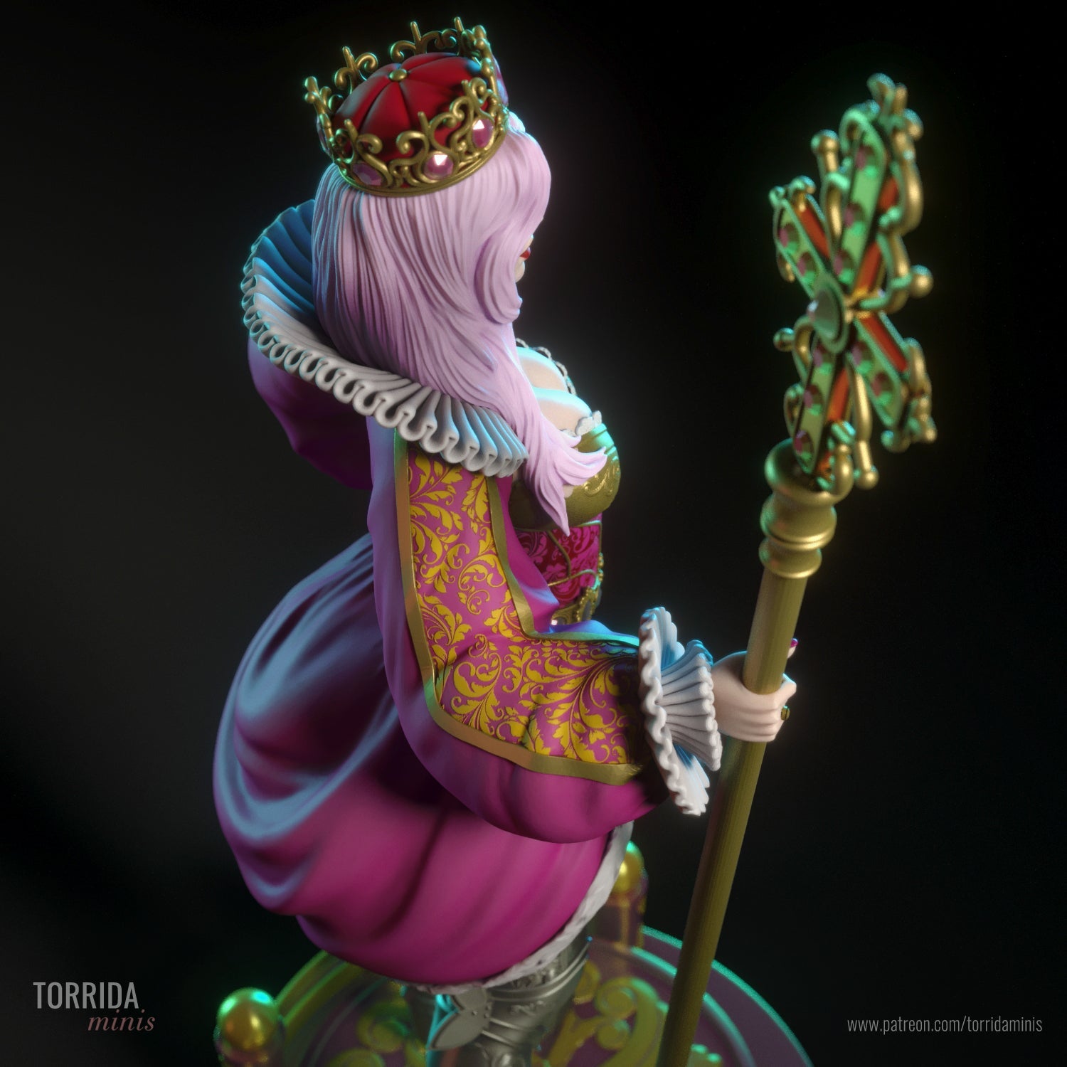 Queen Vanessa - Torrida Minis - Dark Forge Arts