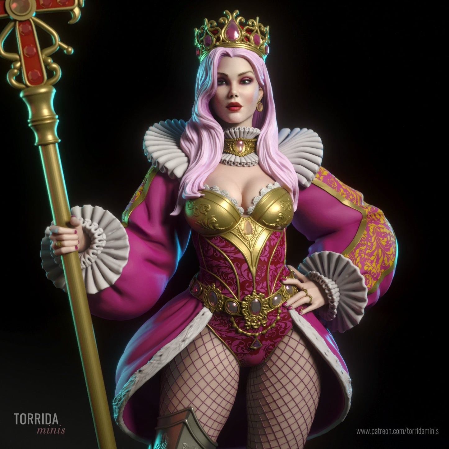 Queen Vanessa - Torrida Minis - Dark Forge Arts