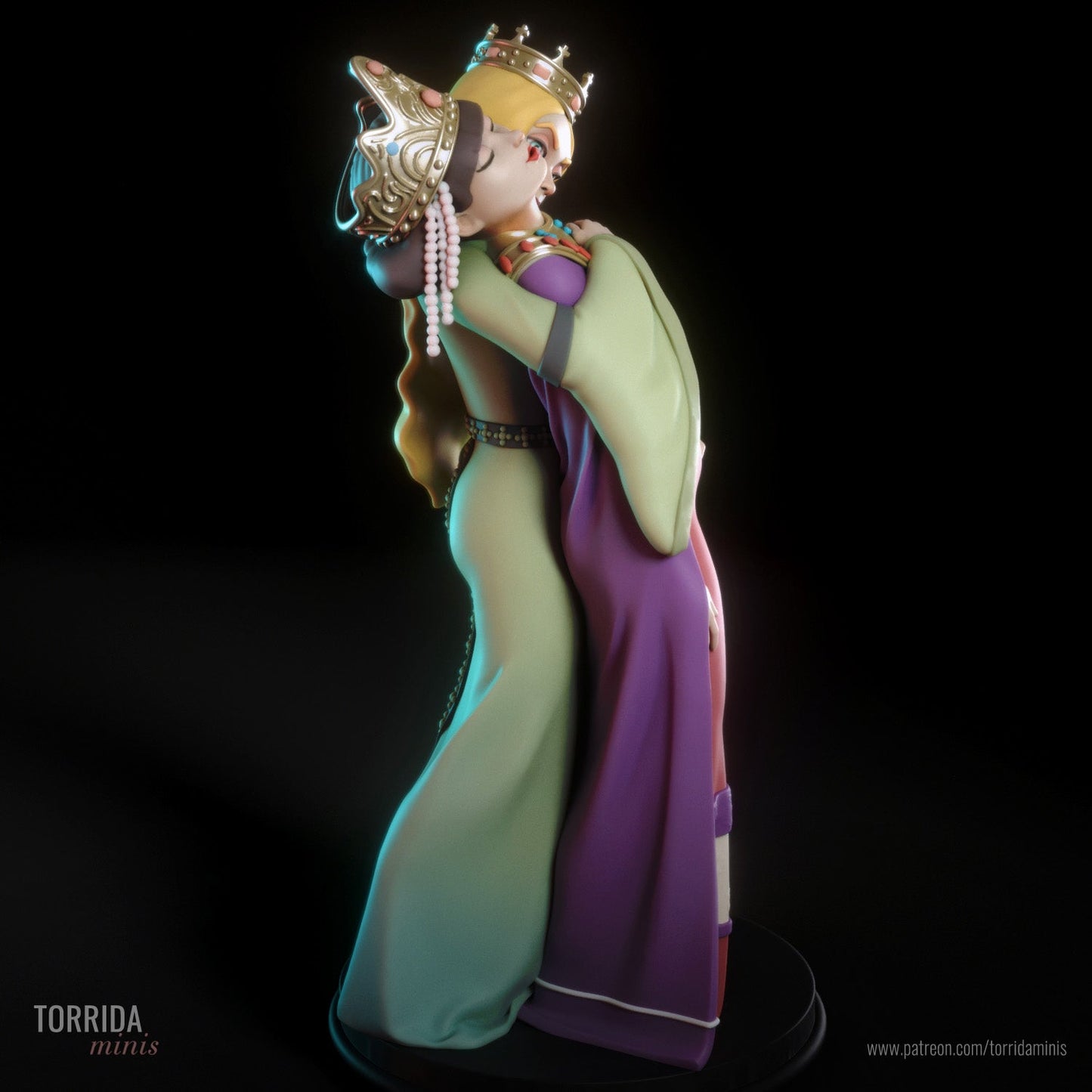 Queens Theodora and Isabella - Torrida Minis - Dark Forge Arts