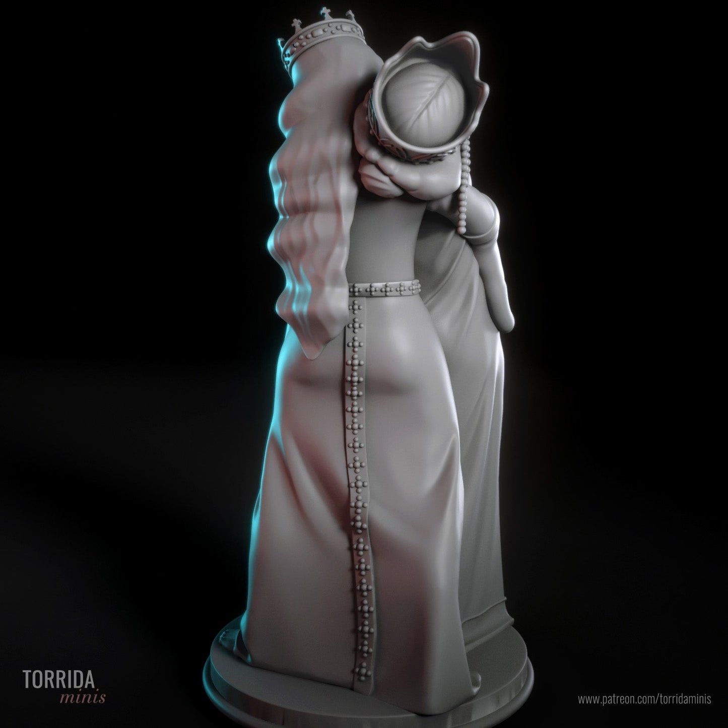 Queens Theodora and Isabella - Torrida Minis - Dark Forge Arts