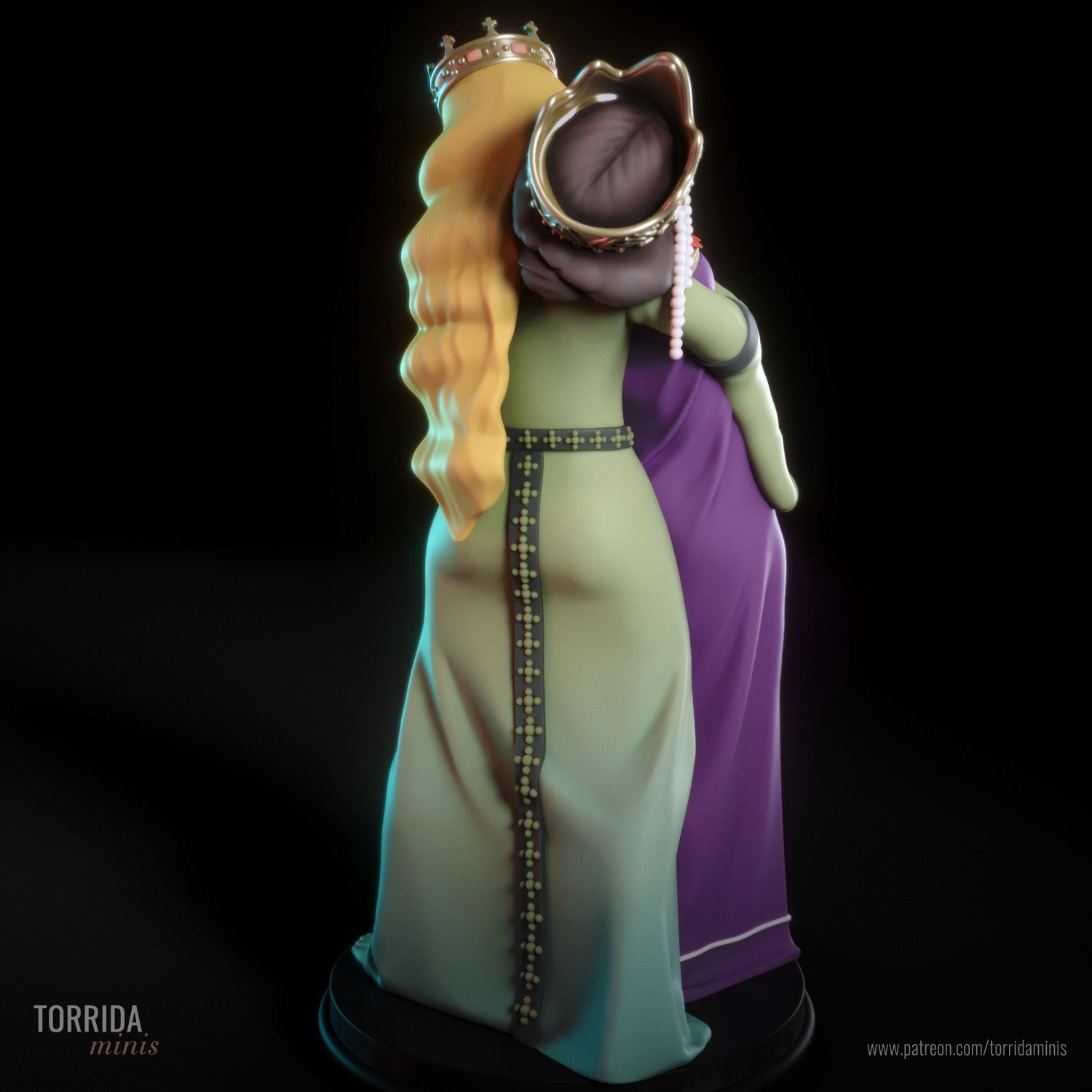 Queens Theodora and Isabella - Torrida Minis - Dark Forge Arts