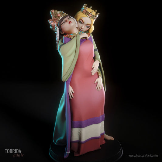 Queens Theodora and Isabella - Torrida Minis - Dark Forge Arts
