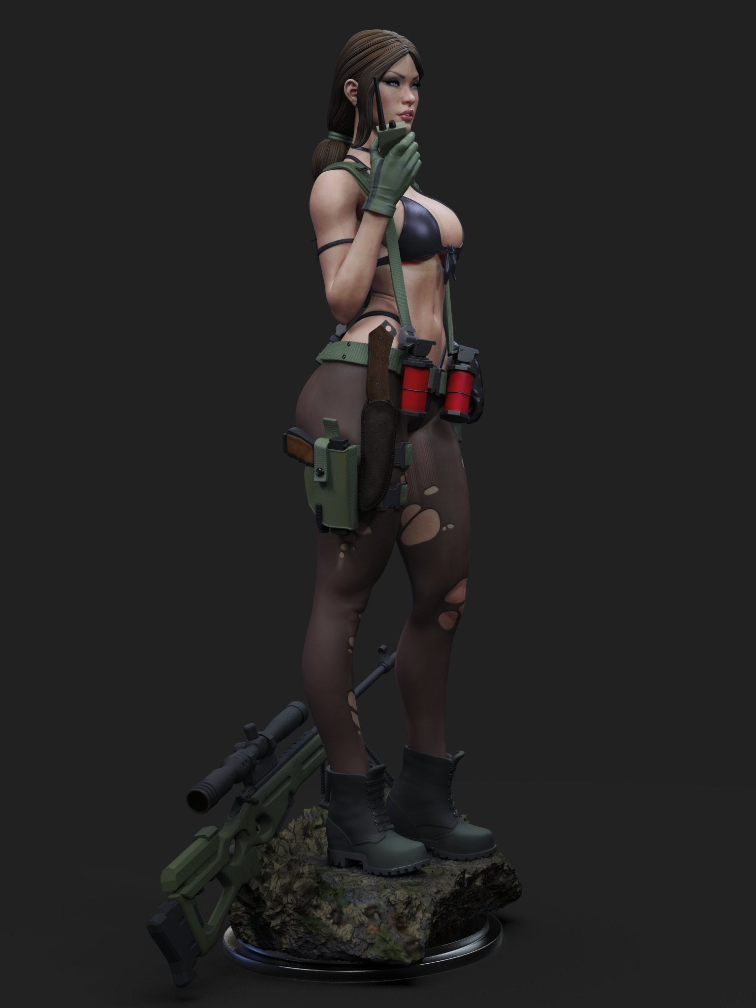 Quiet - Abe3D - Dark Forge Arts