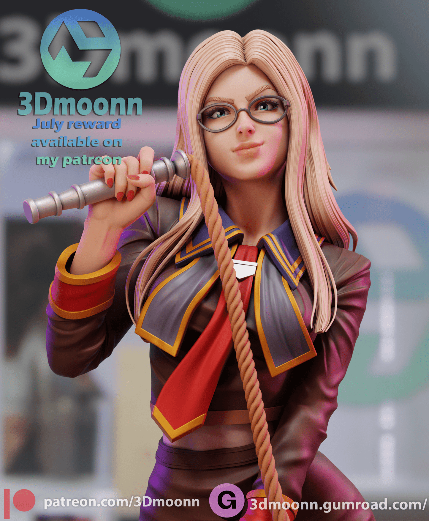 Quistis - 3DMoonn - Dark Forge Arts