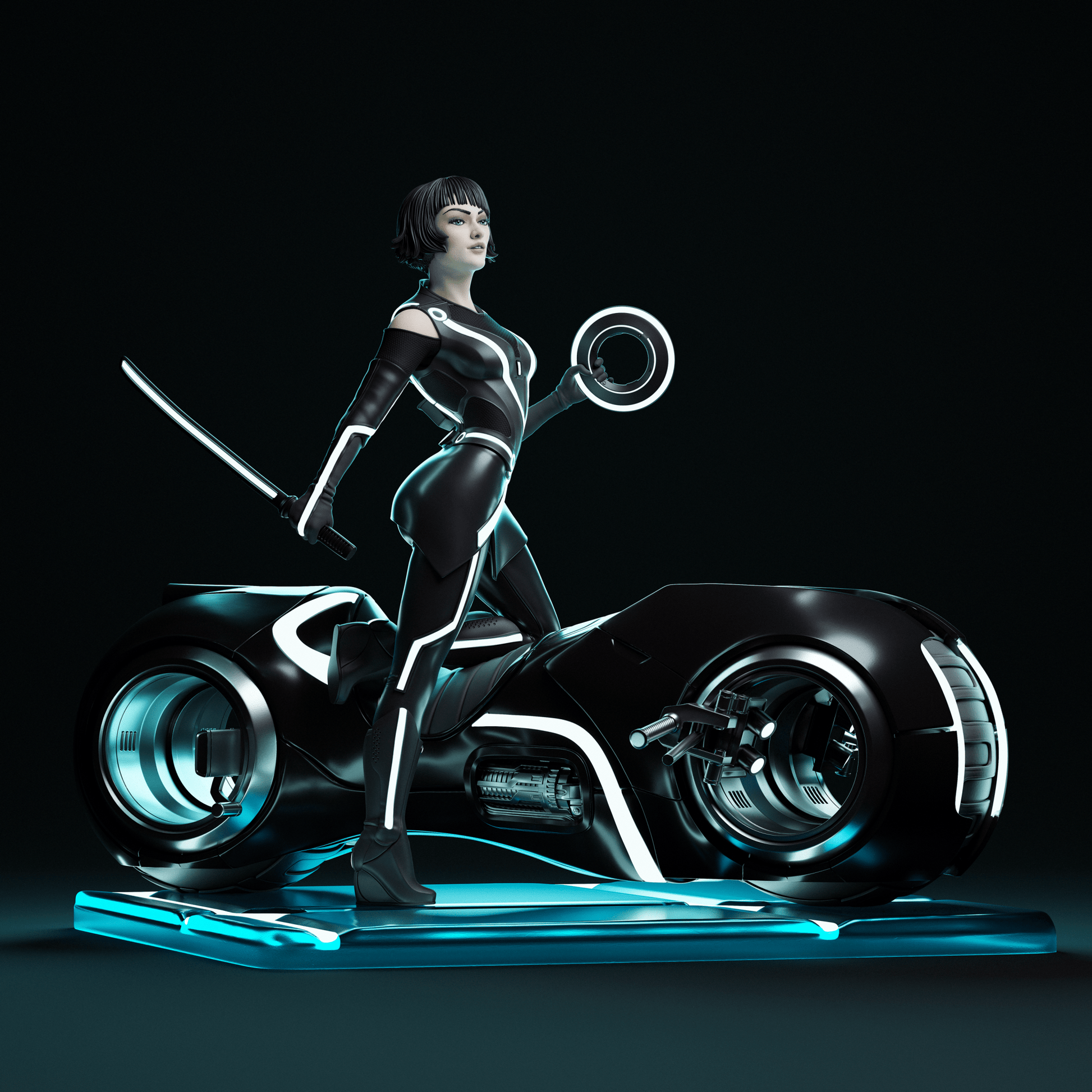 Quorra - CA 3D Studios - Dark Forge Arts