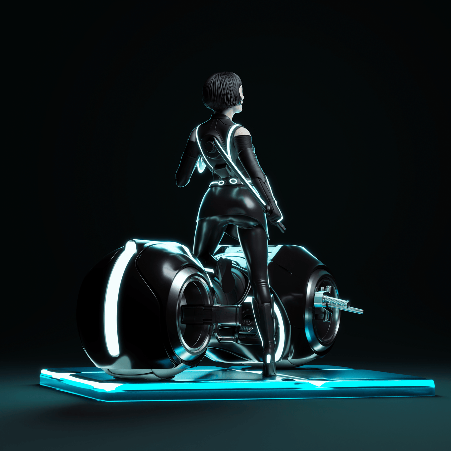 Quorra - CA 3D Studios - Dark Forge Arts