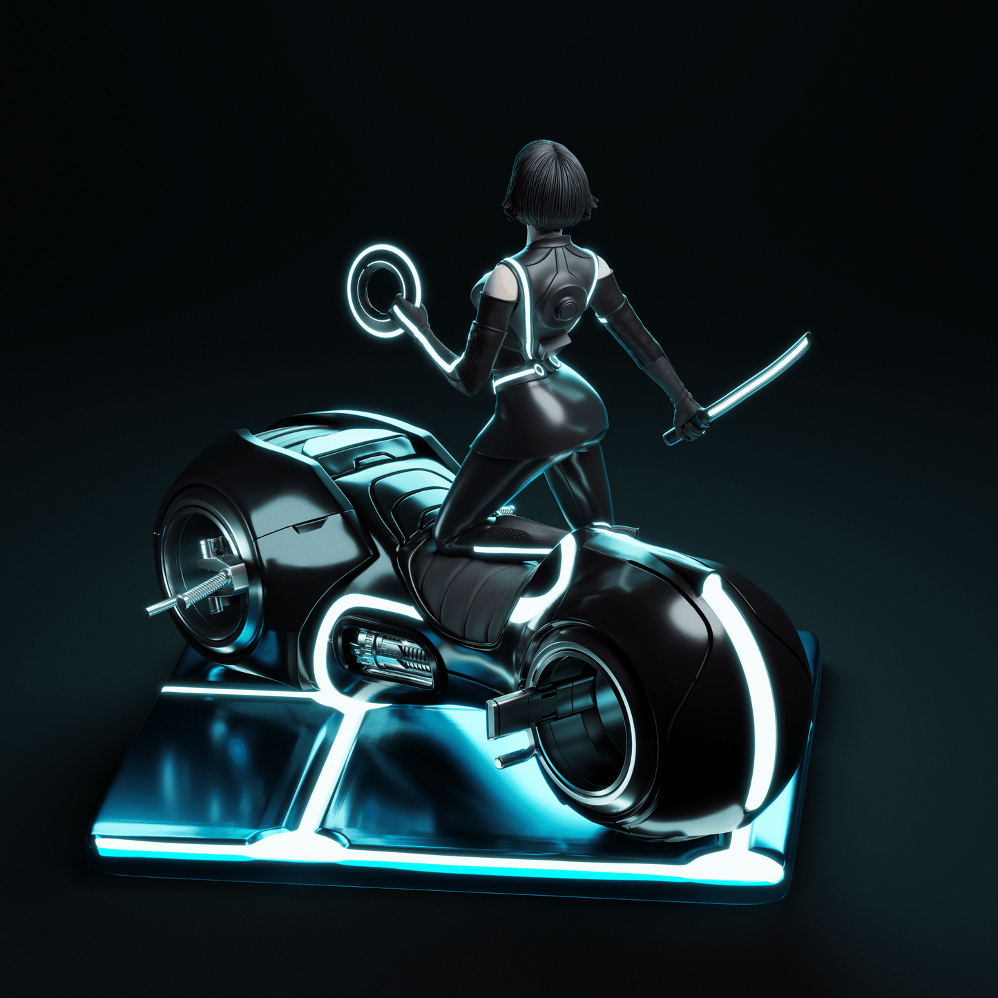 Quorra - CA 3D Studios - Dark Forge Arts