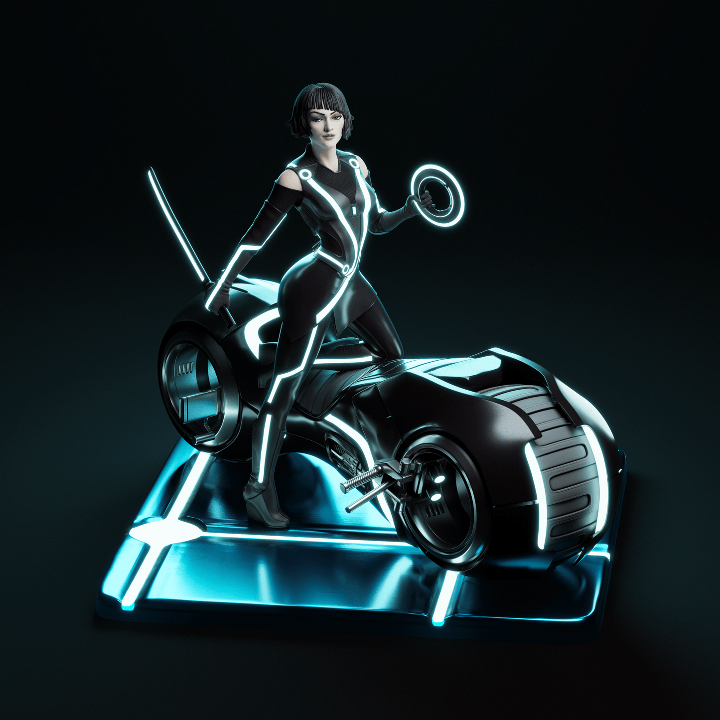 Quorra - CA 3D Studios - Dark Forge Arts