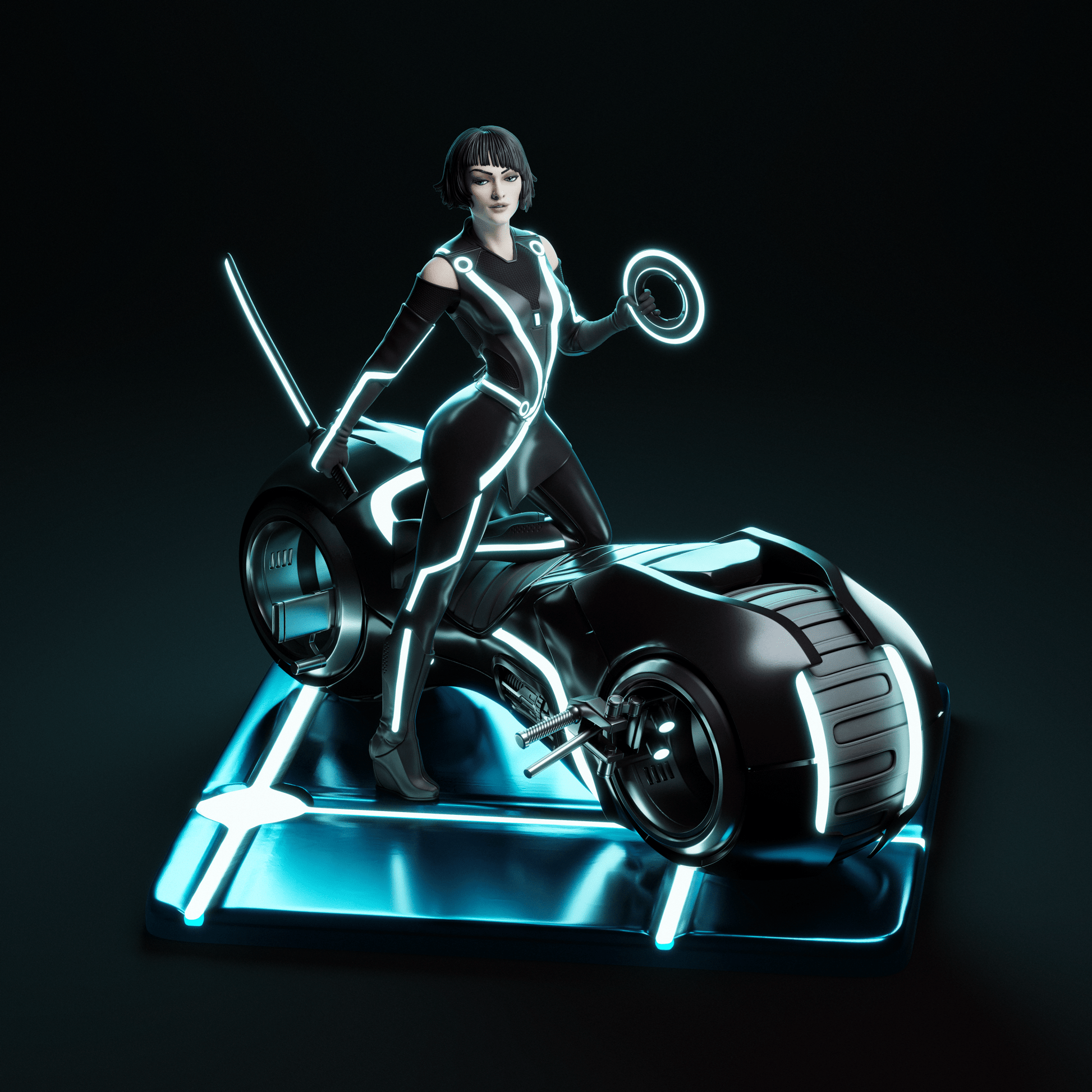 Quorra - CA 3D Studios - Dark Forge Arts