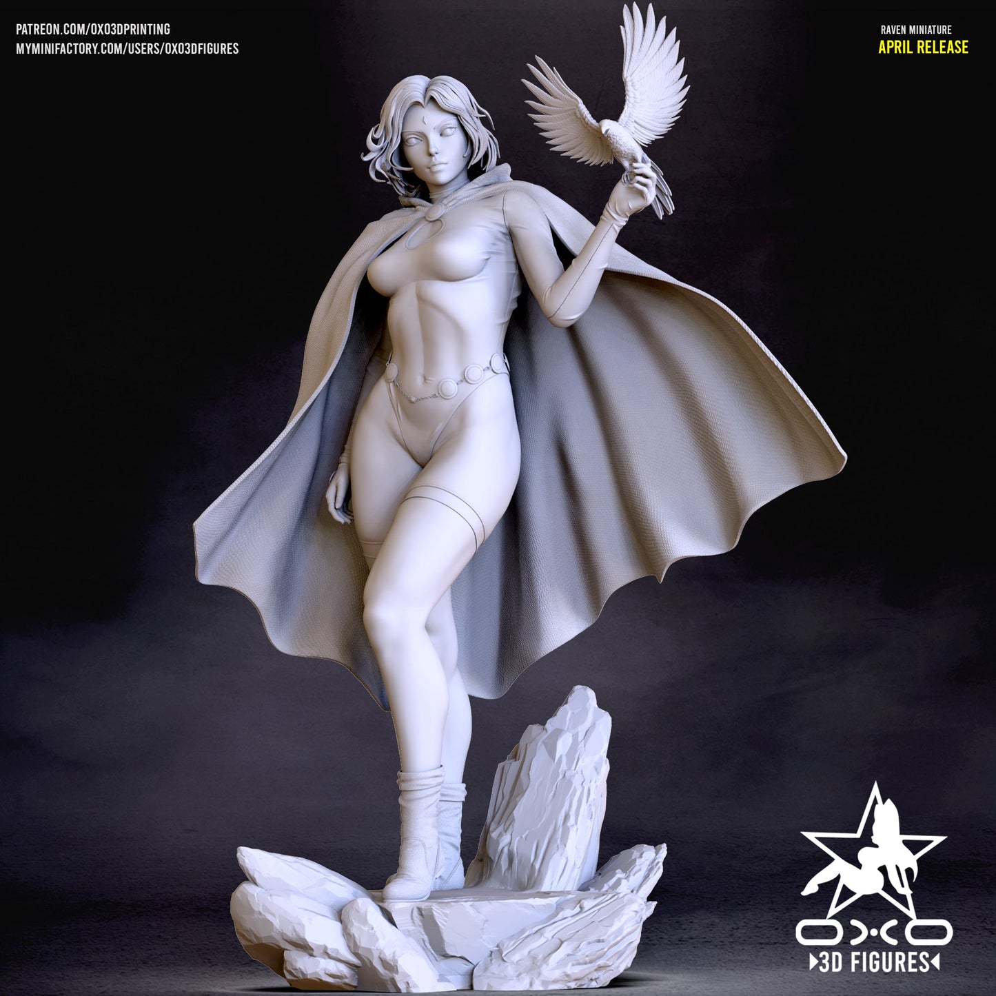 Raven - OXO3D - Dark Forge Arts