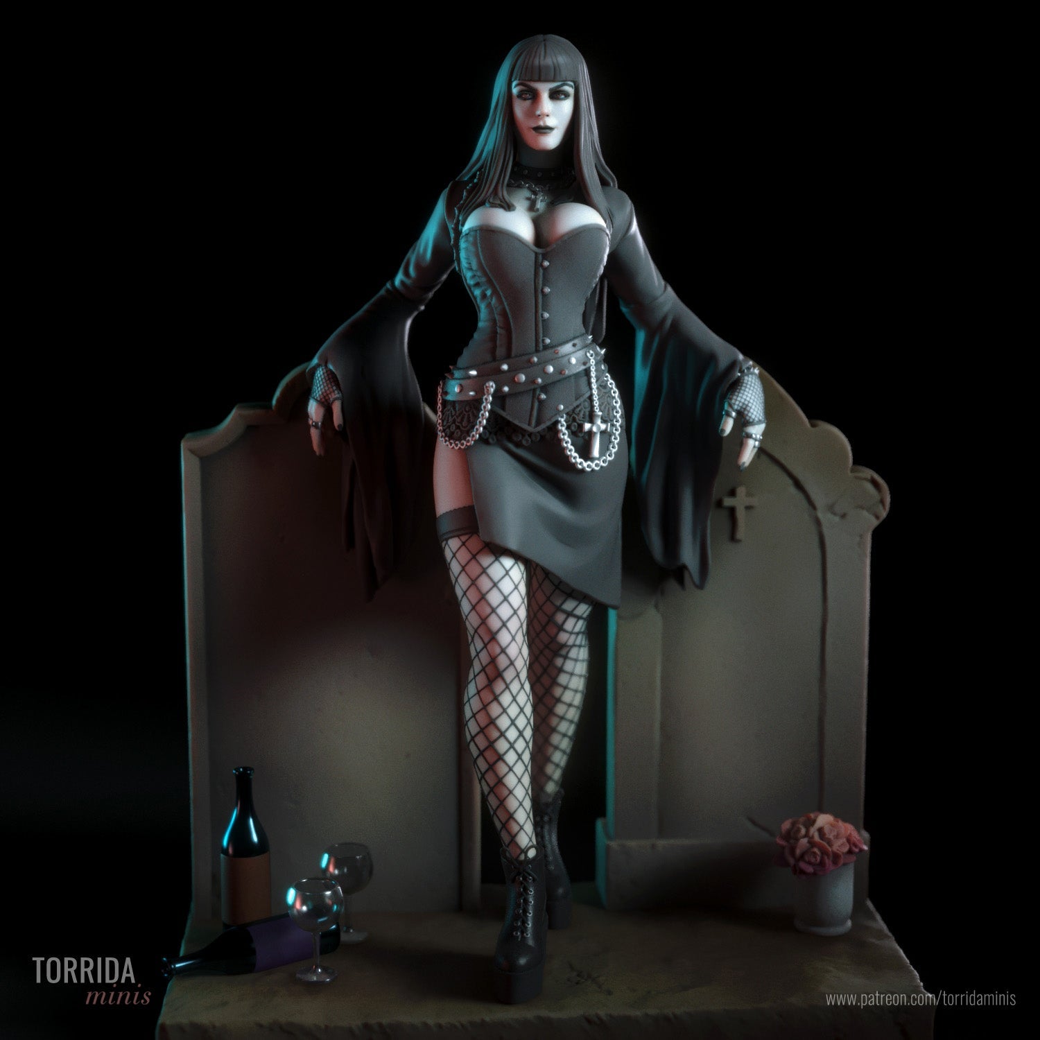 Raven - Torrida Minis - Dark Forge Arts