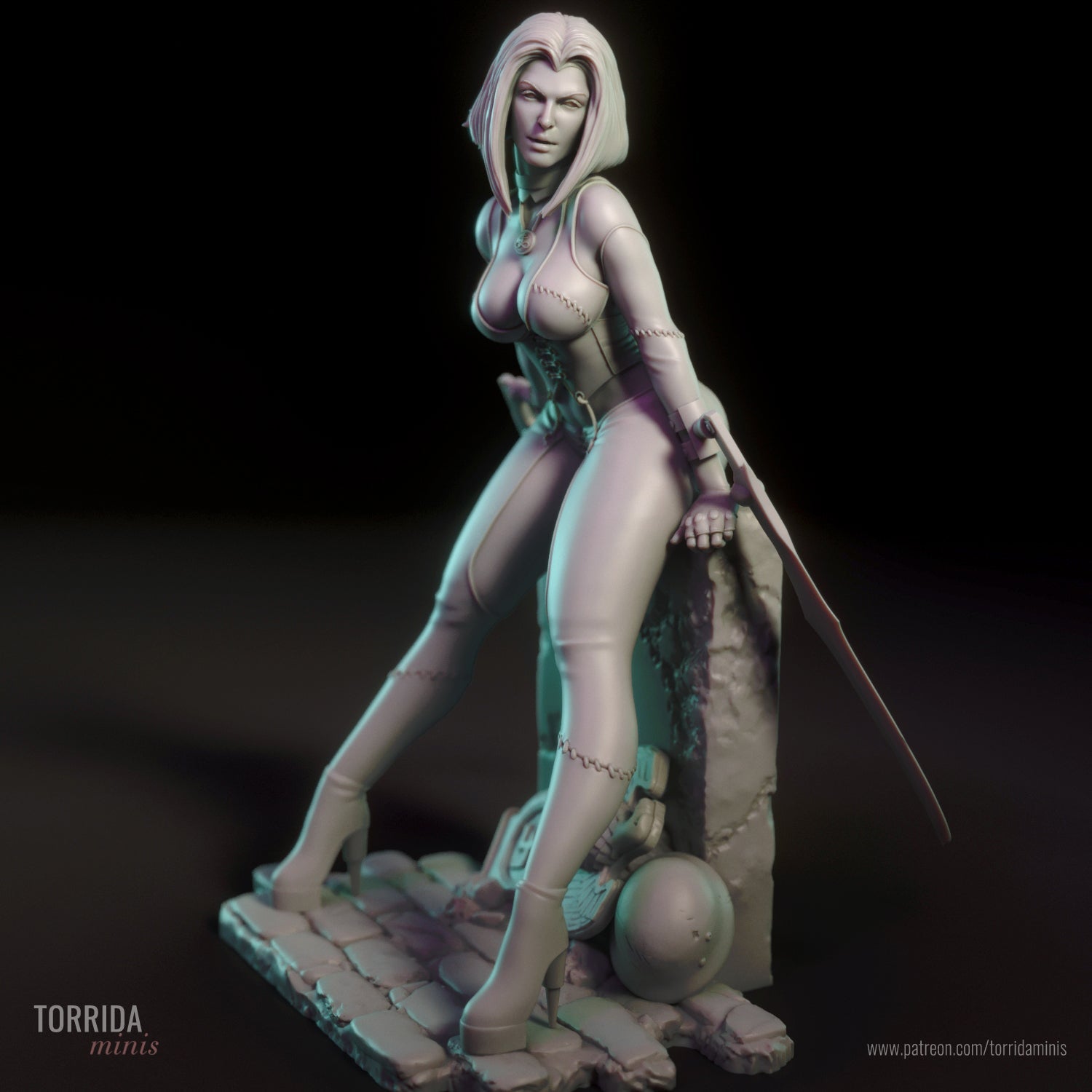 Rayne - Torrida Minis - Dark Forge Arts