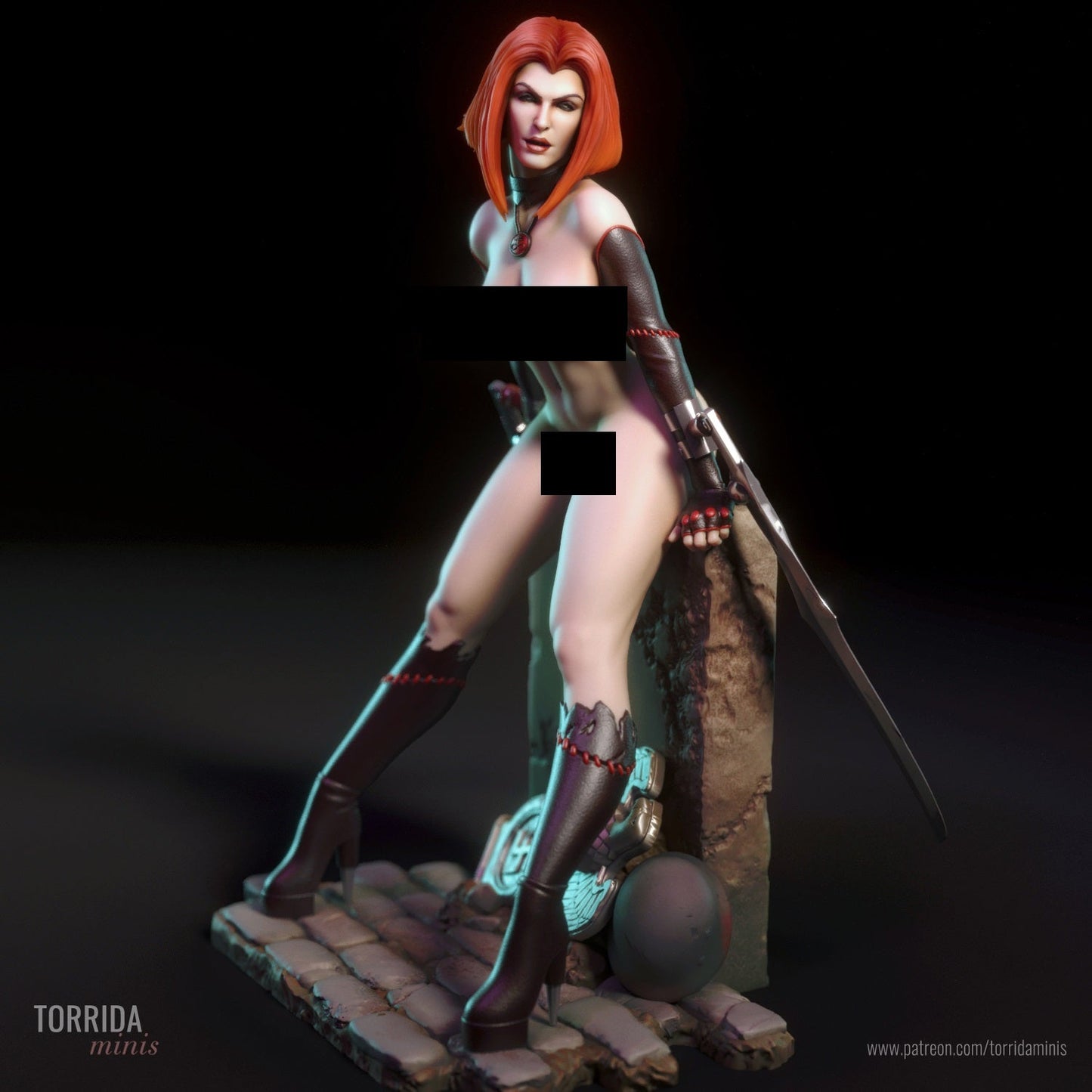 Rayne - Torrida Minis - Dark Forge Arts