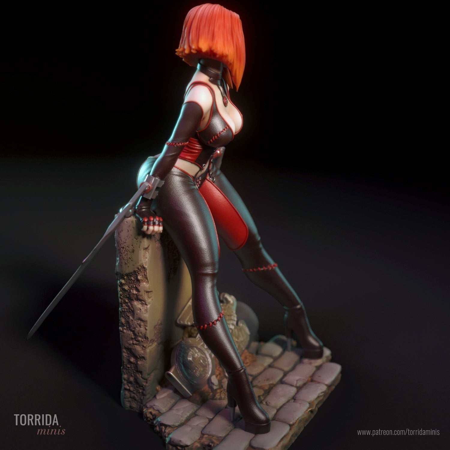 Rayne - Torrida Minis - Dark Forge Arts