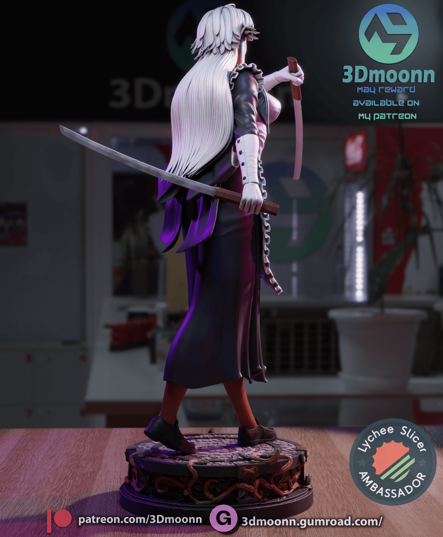 Reanette Elfelt - 3DMoonn - Dark Forge Arts