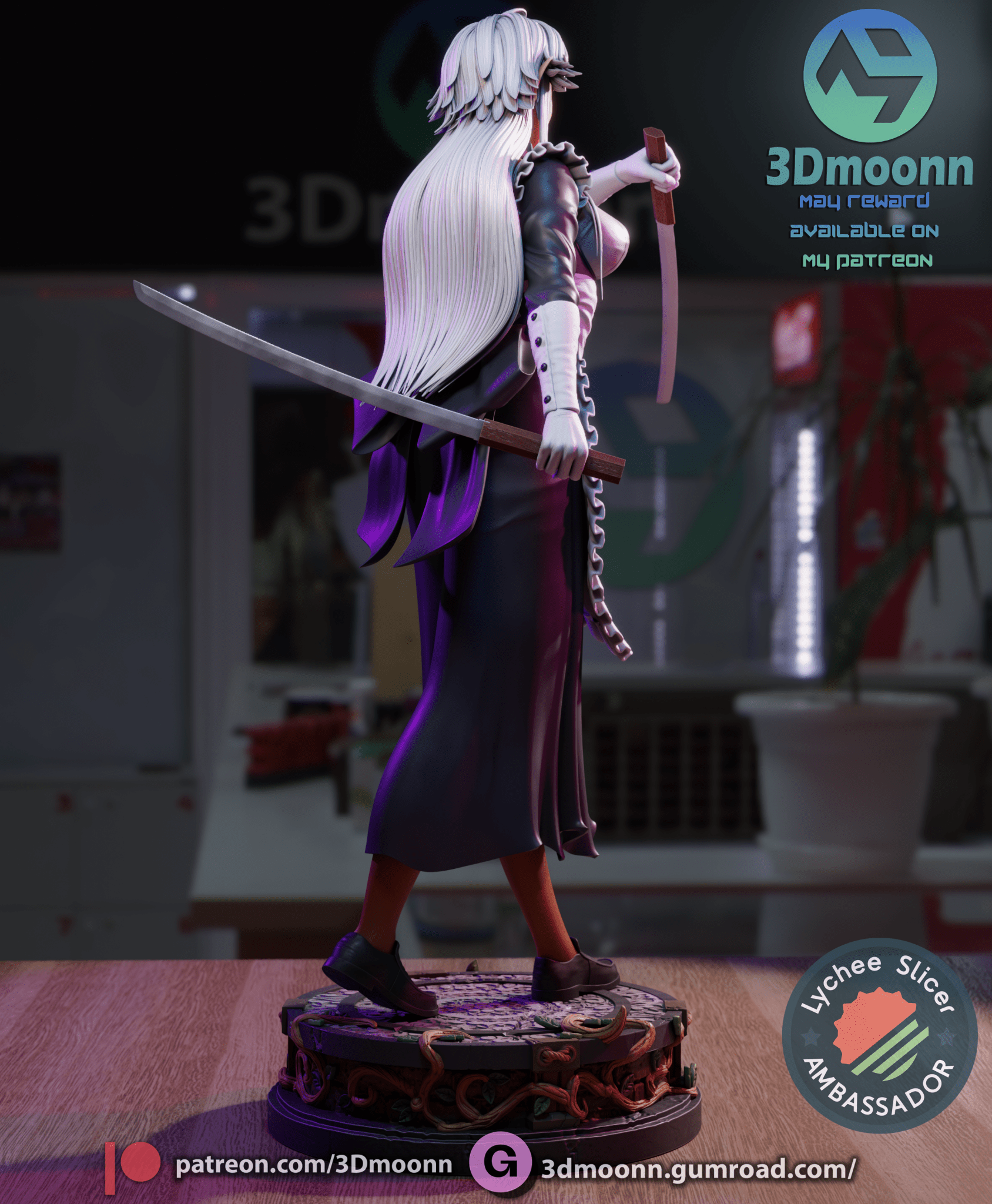Reanette Elfelt - 3DMoonn - Dark Forge Arts