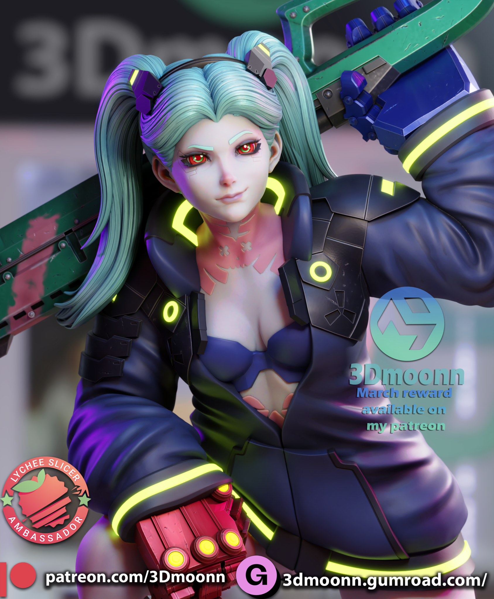 Rebecca - 3DMoonn - Dark Forge Arts