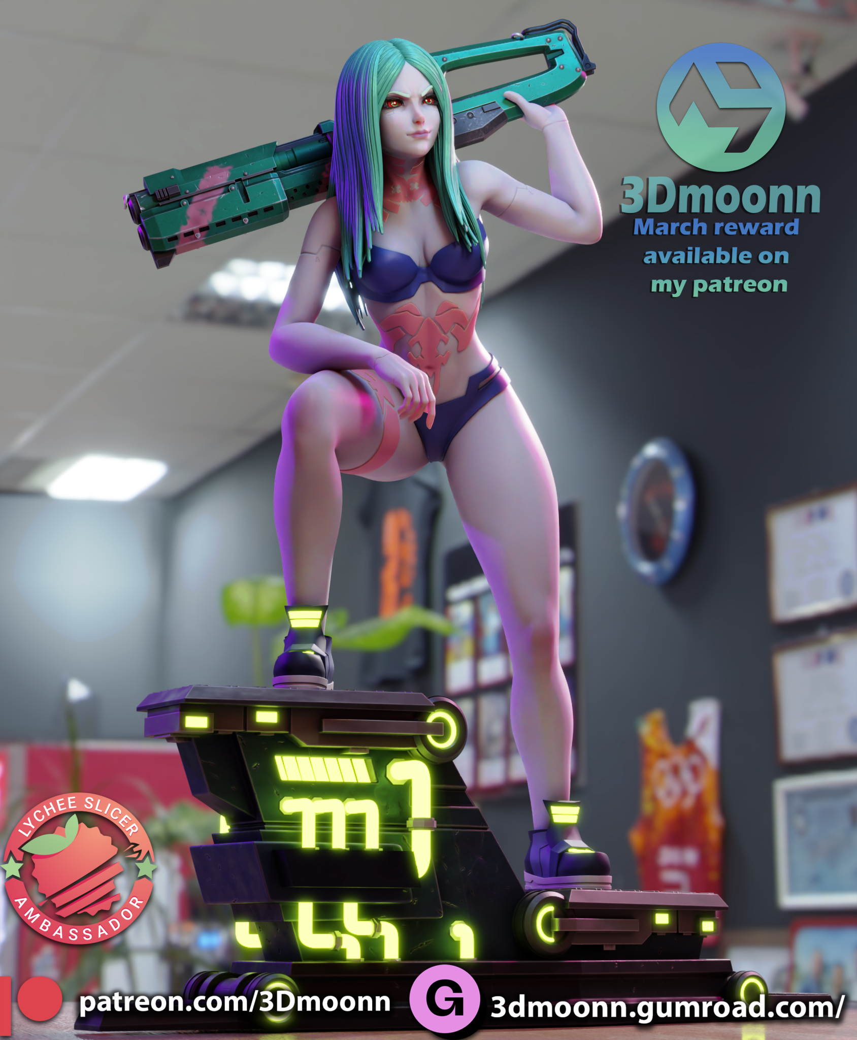 Rebecca - 3DMoonn - Dark Forge Arts