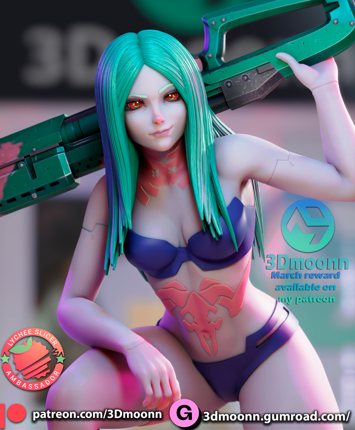 Rebecca - 3DMoonn - Dark Forge Arts