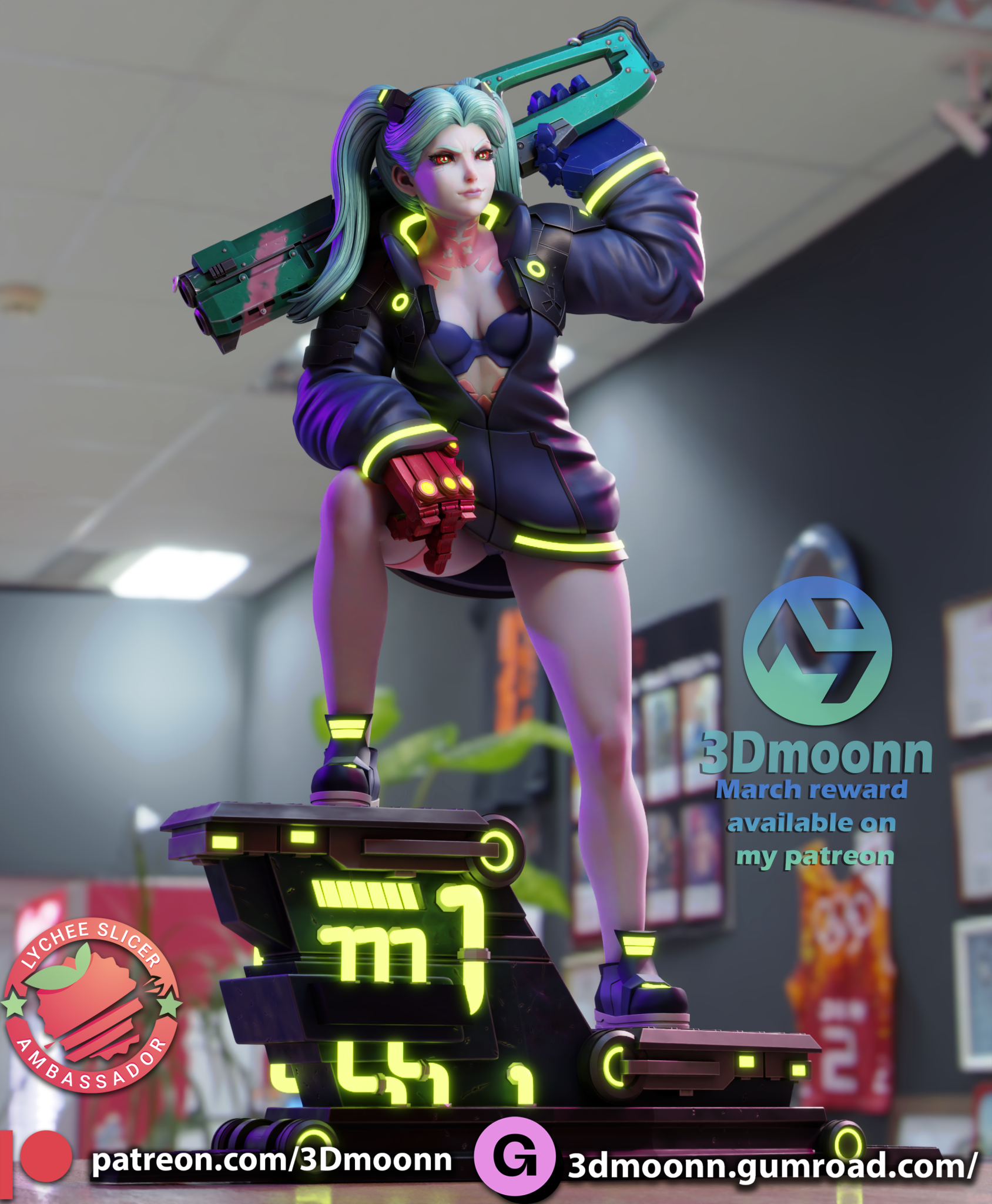 Rebecca - 3DMoonn - Dark Forge Arts