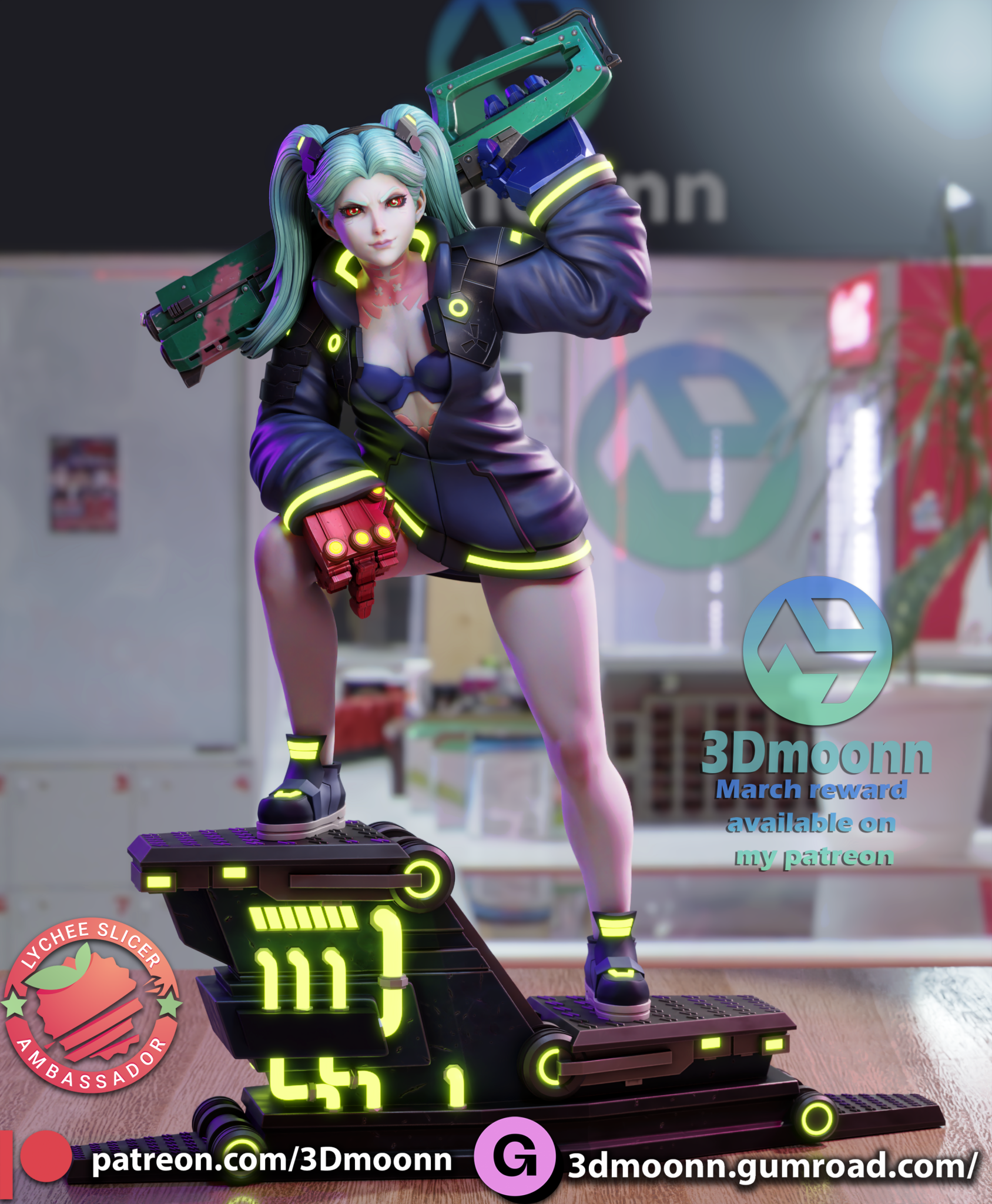 Rebecca - 3DMoonn - Dark Forge Arts