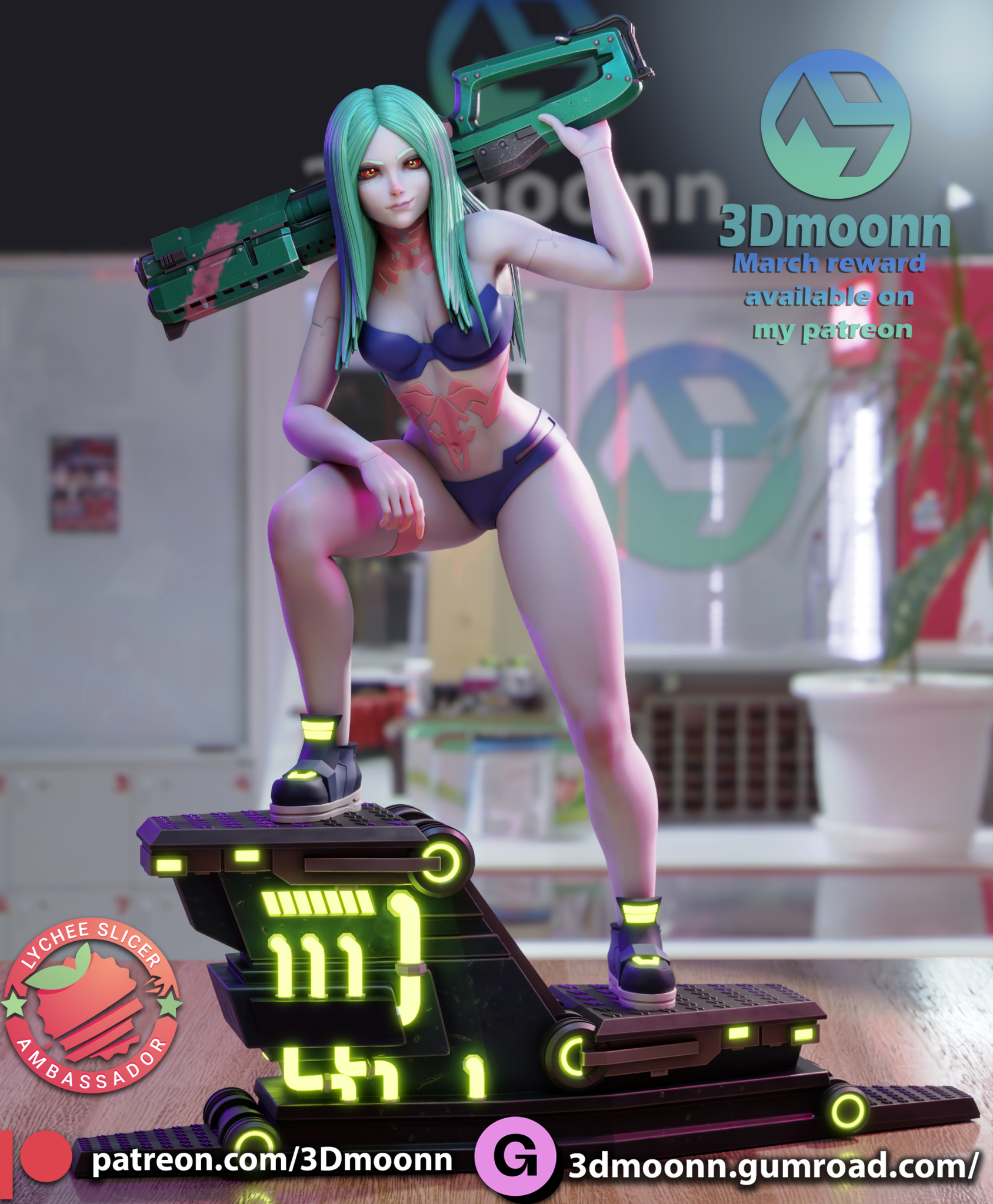 Rebecca - 3DMoonn - Dark Forge Arts