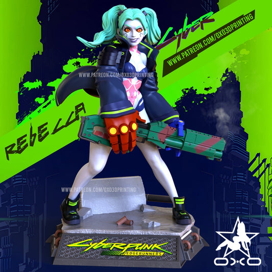 Rebecca Cyberpunk - OXO3D - Dark Forge Arts