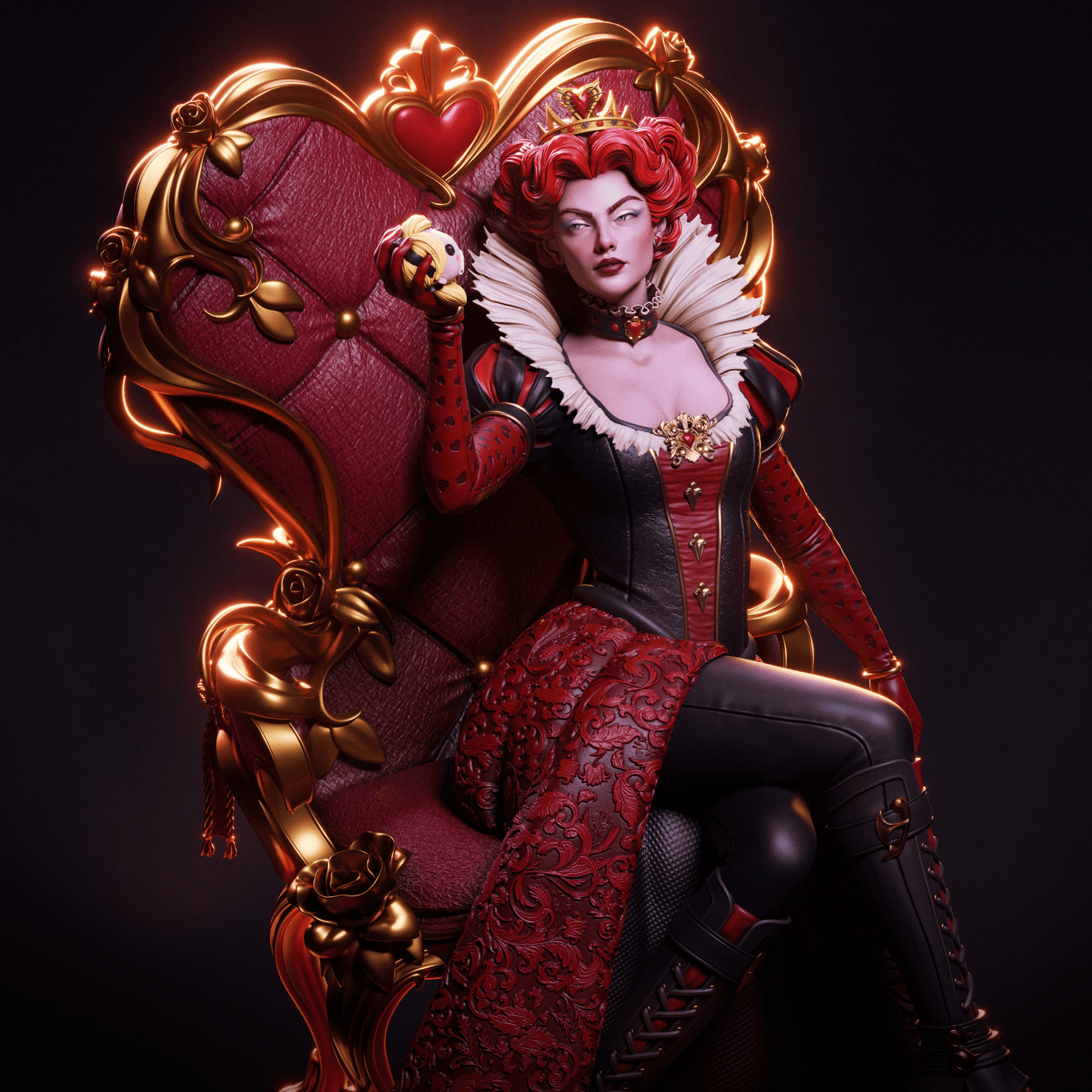 Red Queen - CA 3D Studios - Dark Forge Arts